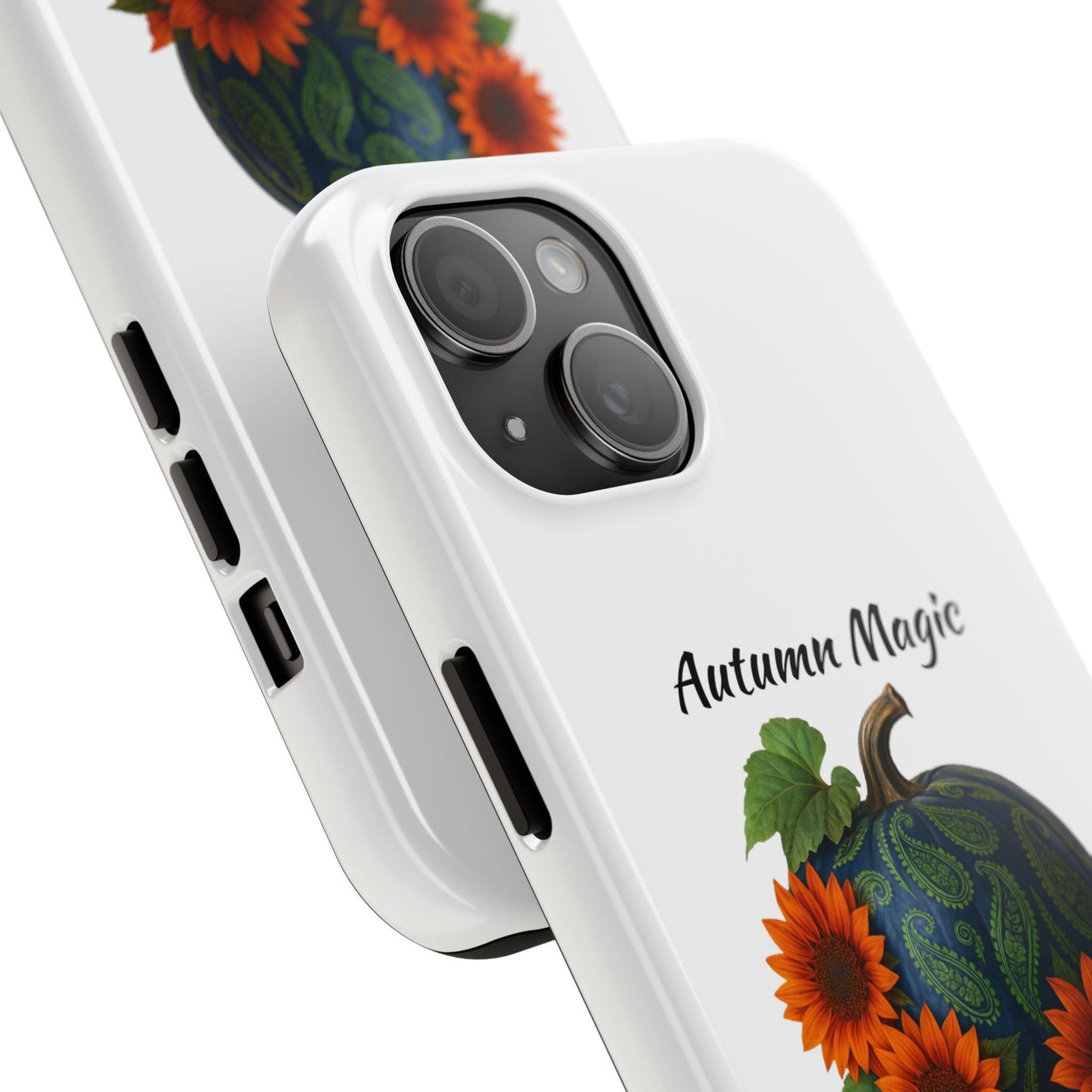 Autumn Floral Phone Case: Lexan Plastic, Shock Absorbent