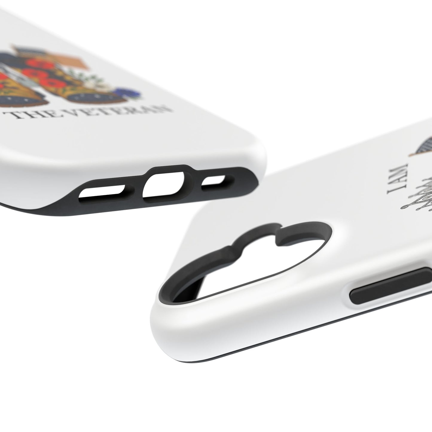 Woman Veteran Patriotic Phone Case Tribute Gift for Military Women who served