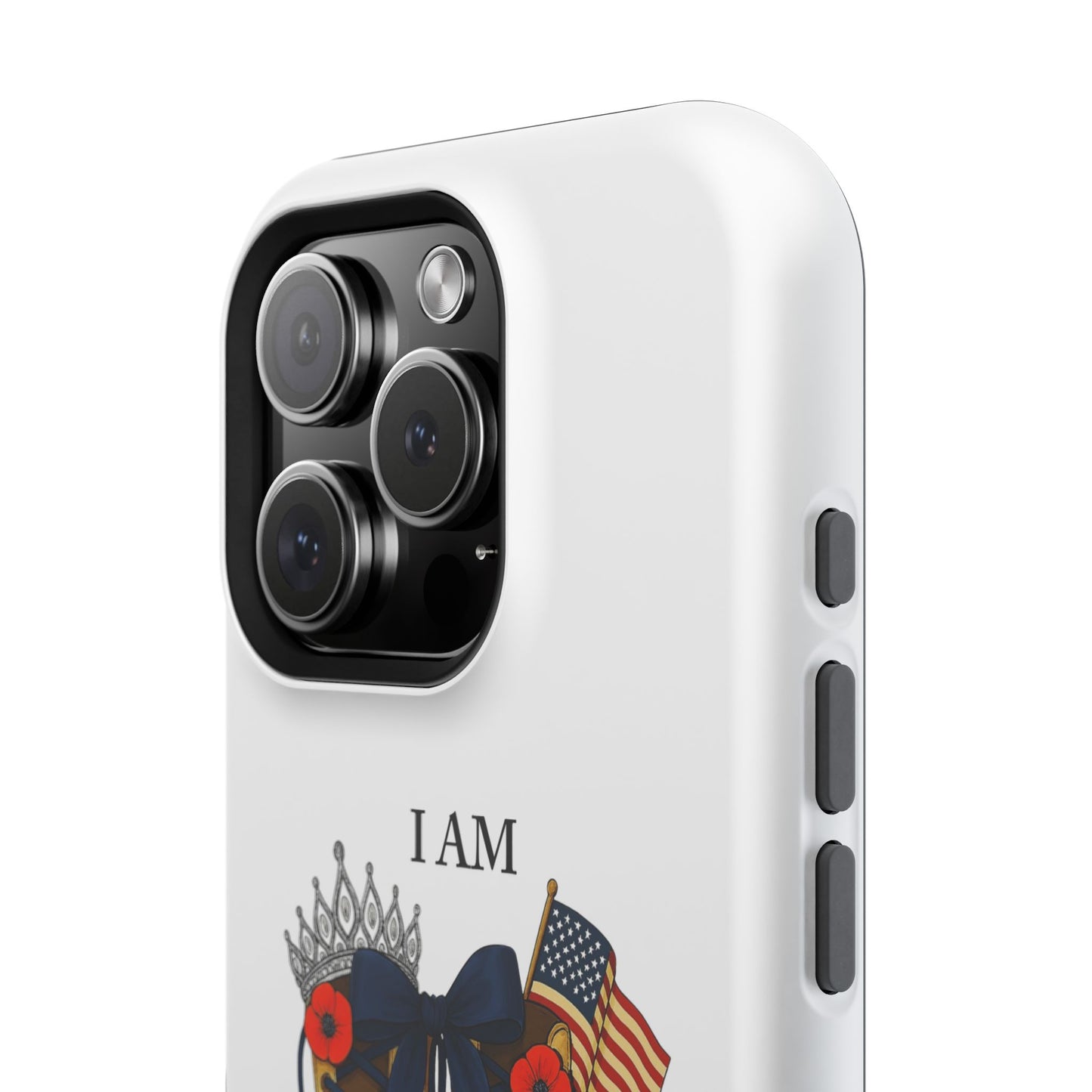 Woman Veteran Patriotic Phone Case Tribute Gift for Military Women who served