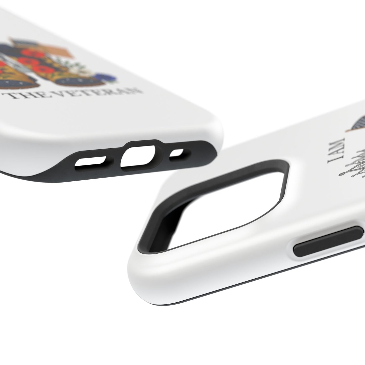 Woman Veteran Patriotic Phone Case Tribute Gift for Military Women who served