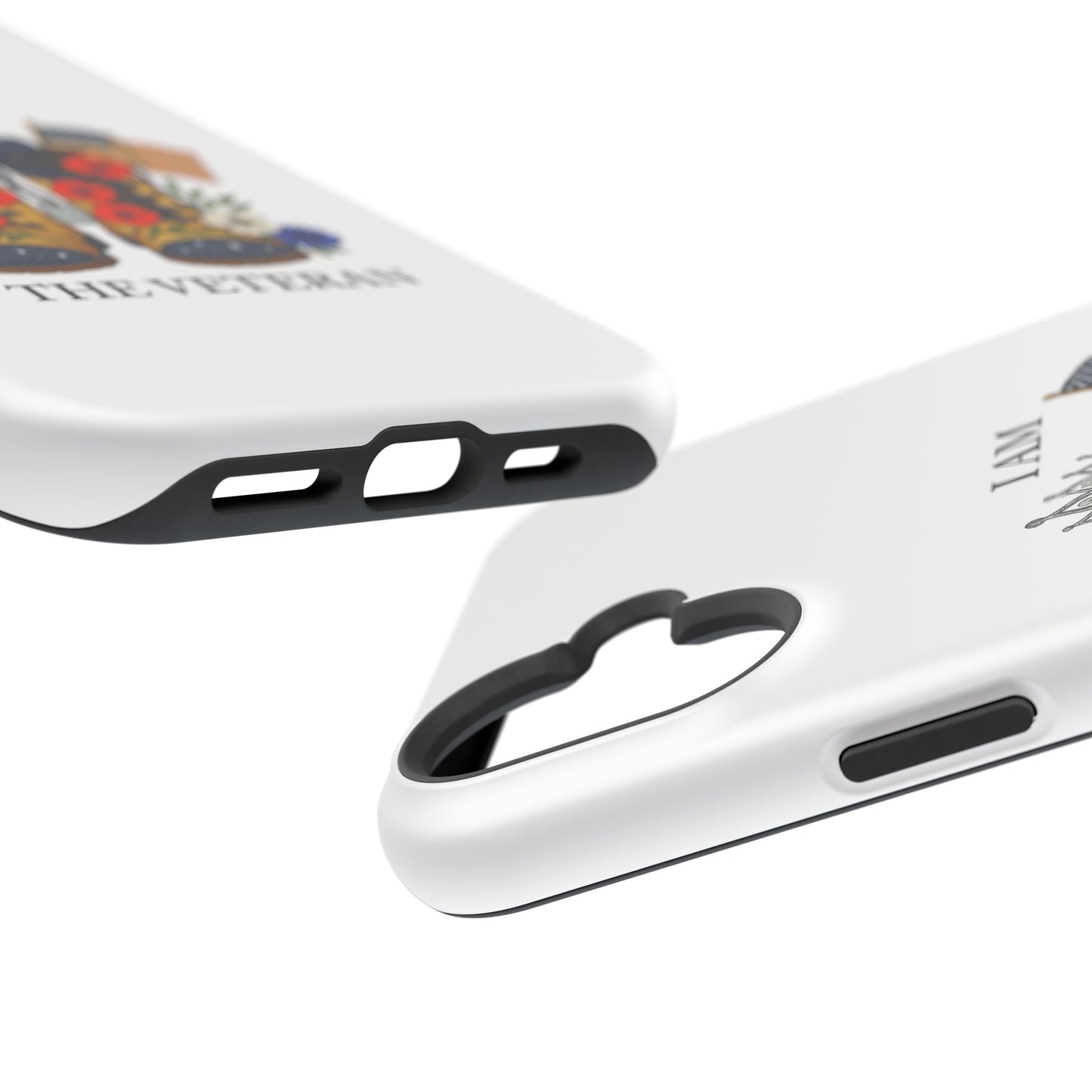 Woman Veteran Patriotic Phone Case Tribute Gift for Military Women who served