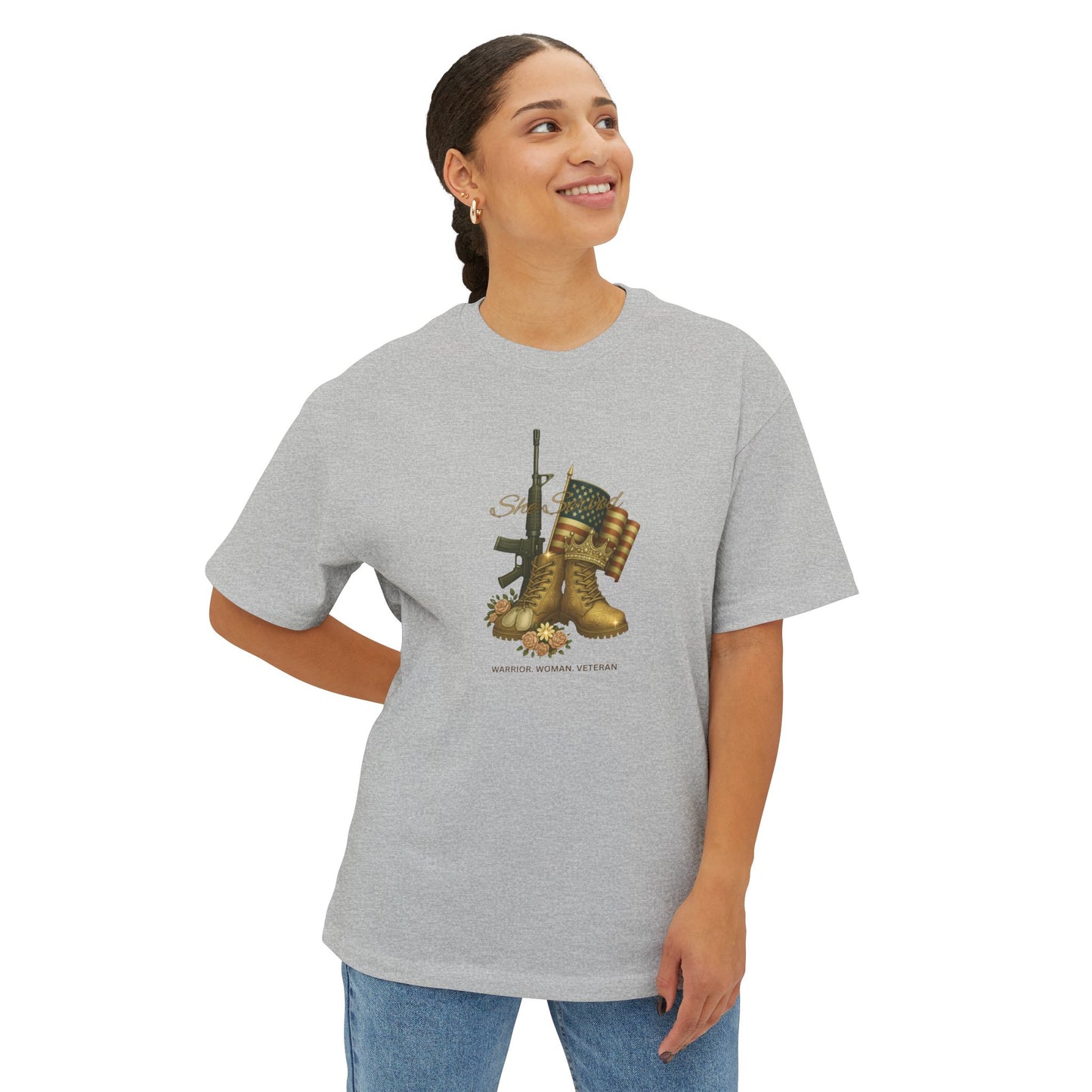 Warrior woman veteran tshirt empowerment outfit gift apparel everyday wear