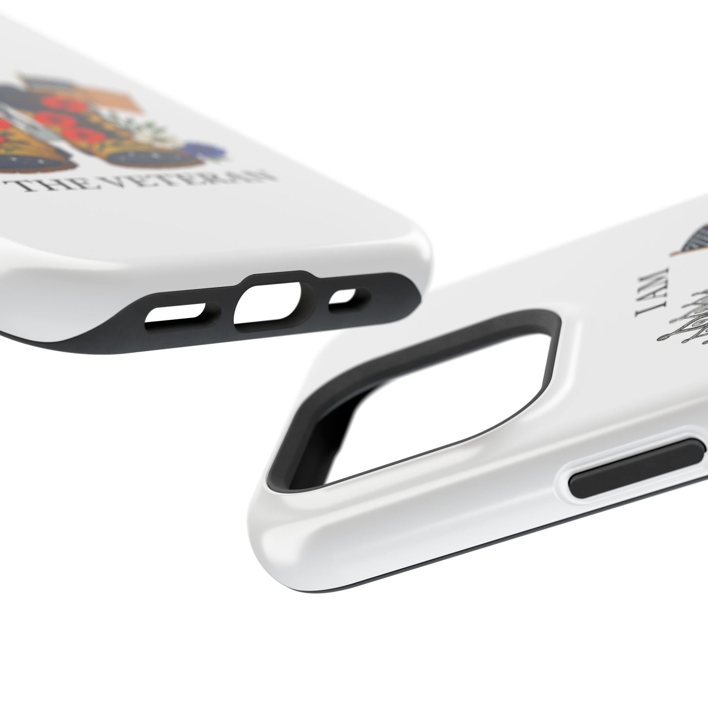 Woman Veteran Patriotic Phone Case Tribute Gift for Military Women who served