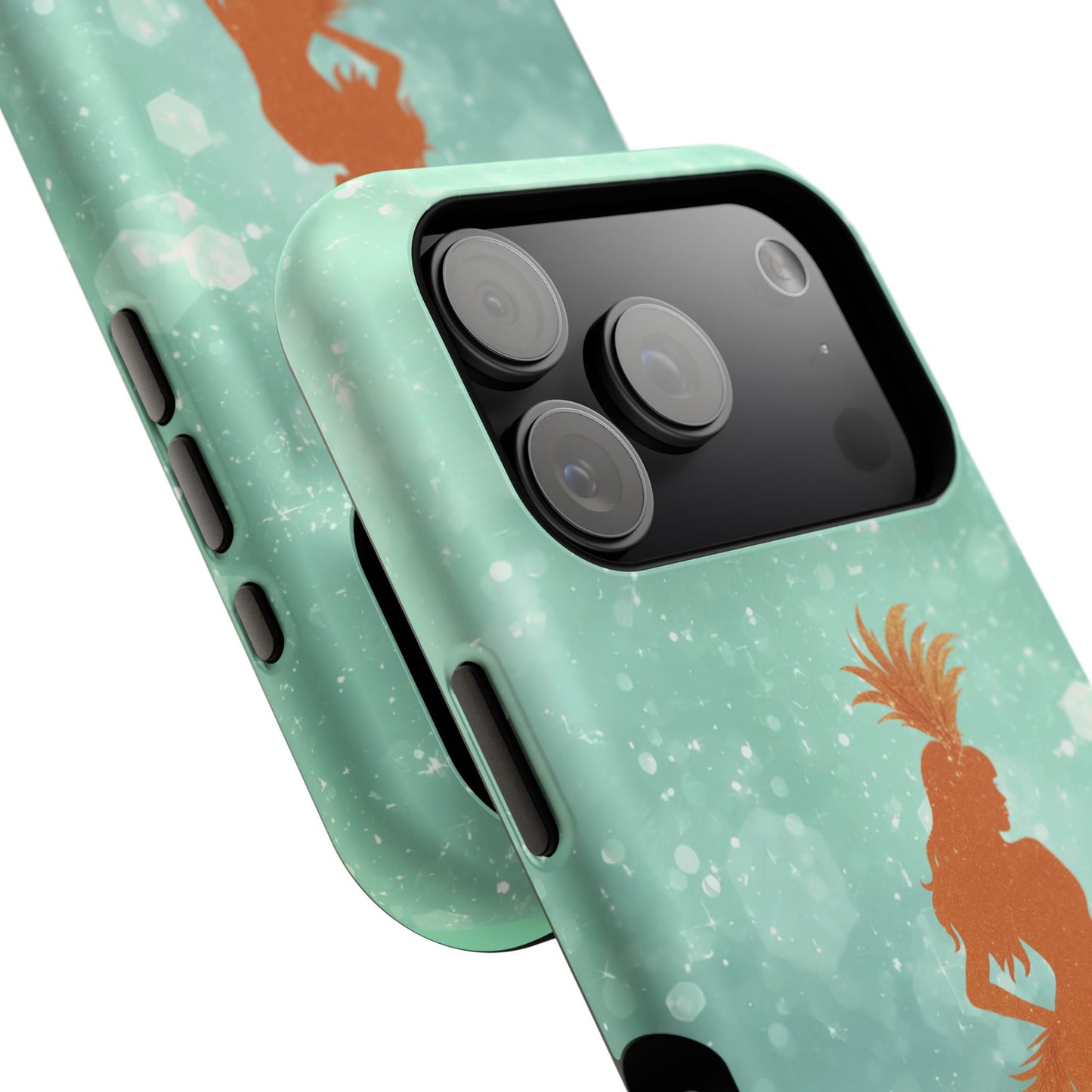 Phone Case, Sparkling Showgirl Silhouette Impact-Resistant Case, Fashion Lovers Gift, Birthday Holiday Glamorous Accessories, Cute Phone