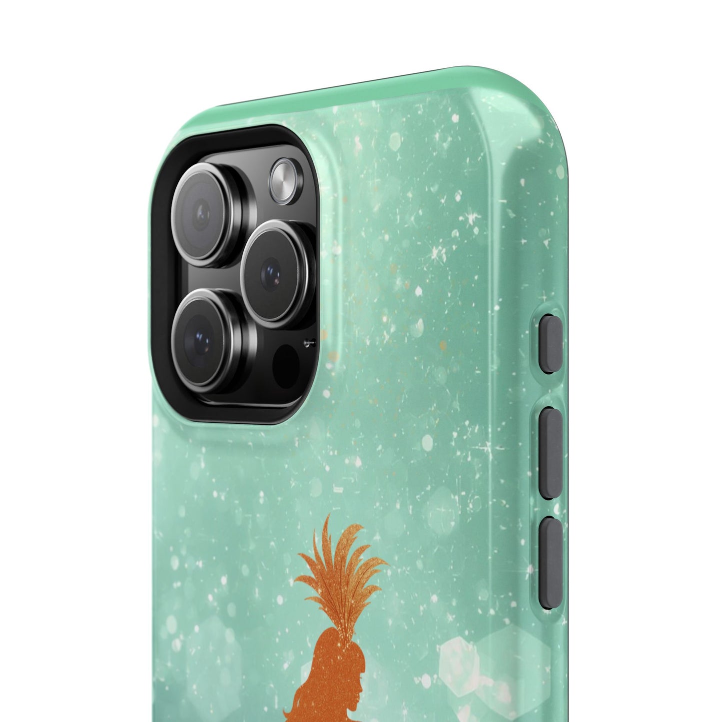 Phone Case, Sparkling Showgirl Silhouette Impact-Resistant Case, Fashion Lovers Gift, Birthday Holiday Glamorous Accessories, Cute Phone