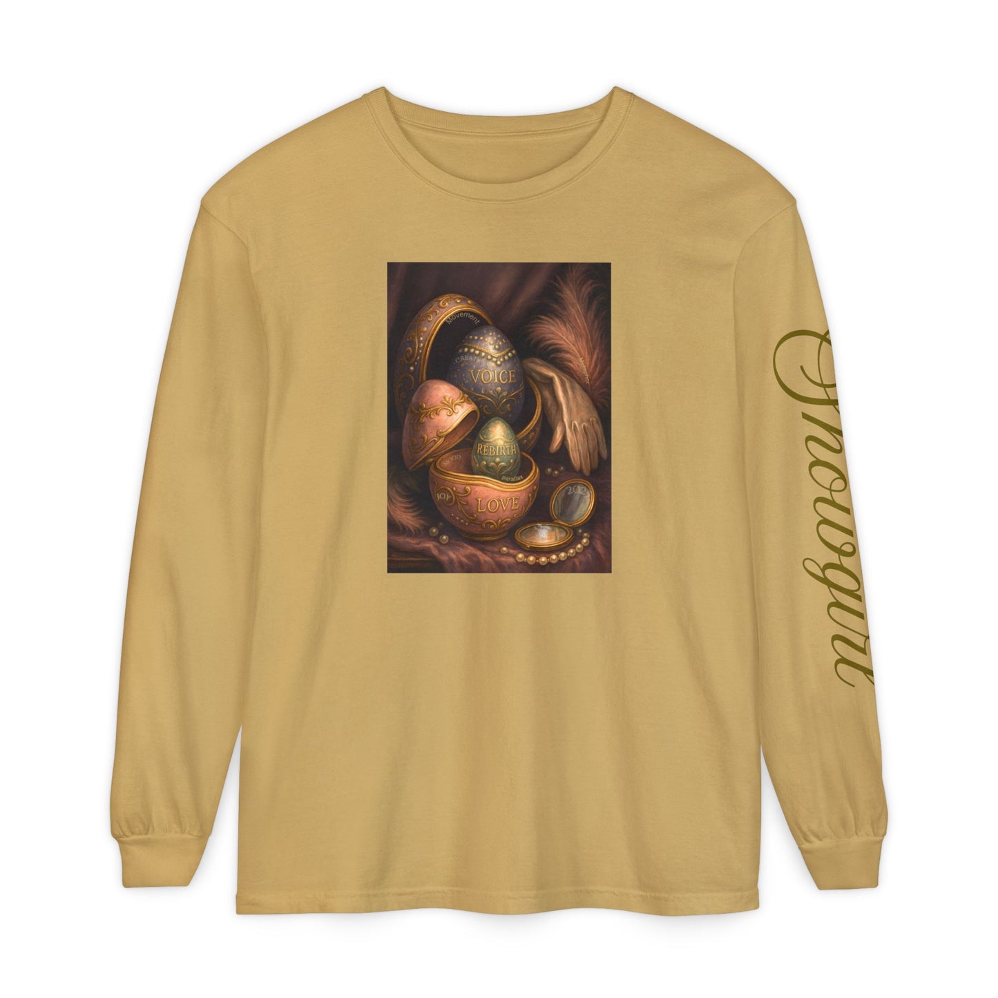 Showgirl Long Sleeve Tee Long Sleeve T-Shirt,  Style Comfort Colors,