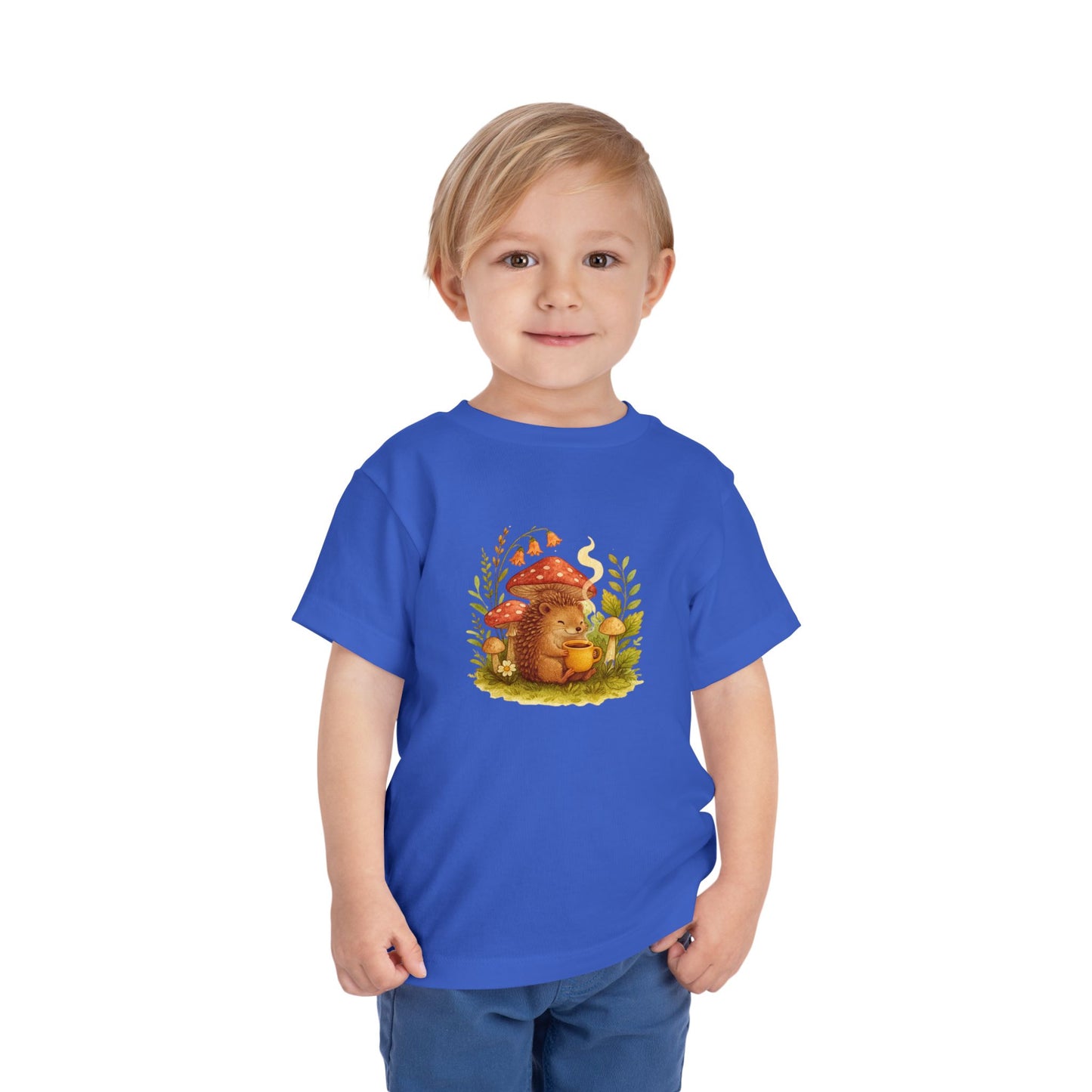 Hedgehog Soft Toddler Tee Woodland Animal Must Have Gift for Boys and Girls