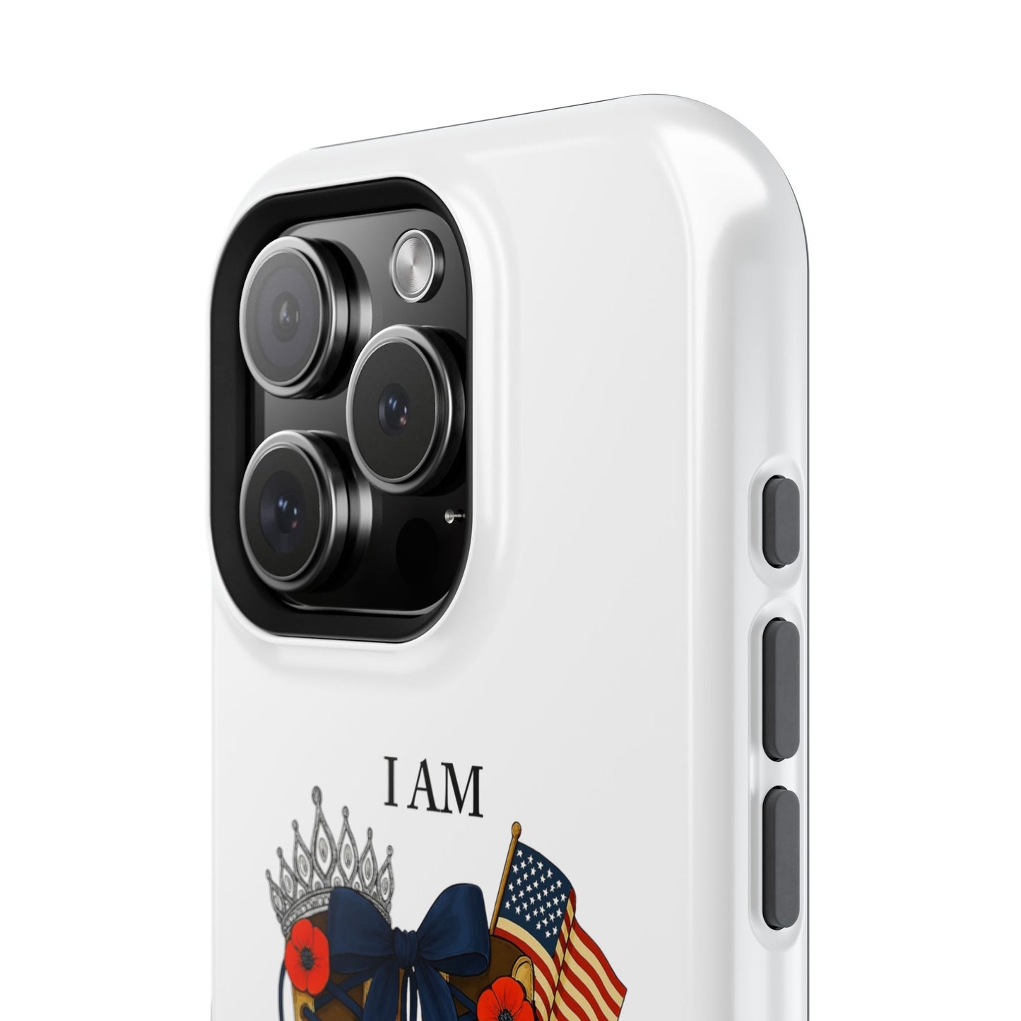 Woman Veteran Patriotic Phone Case Tribute Gift for Military Women who served