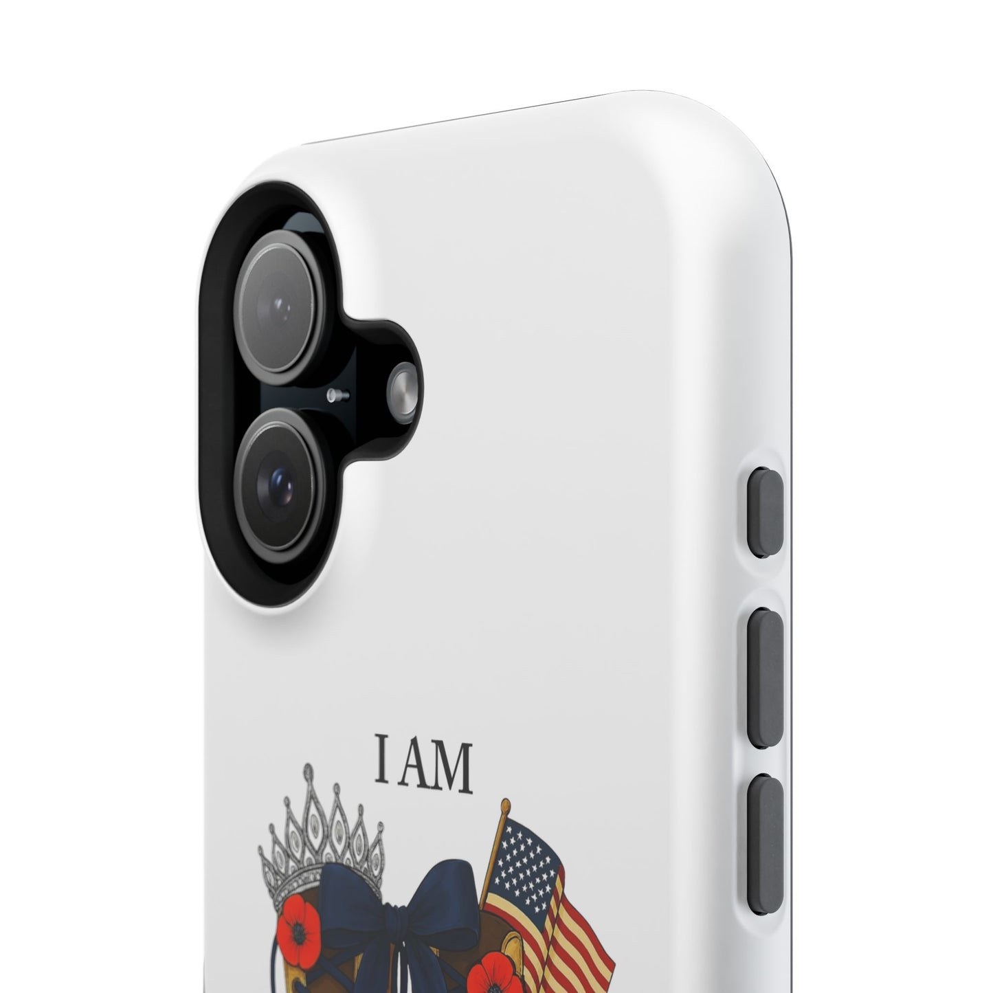 Woman Veteran Patriotic Phone Case Tribute Gift for Military Women who served