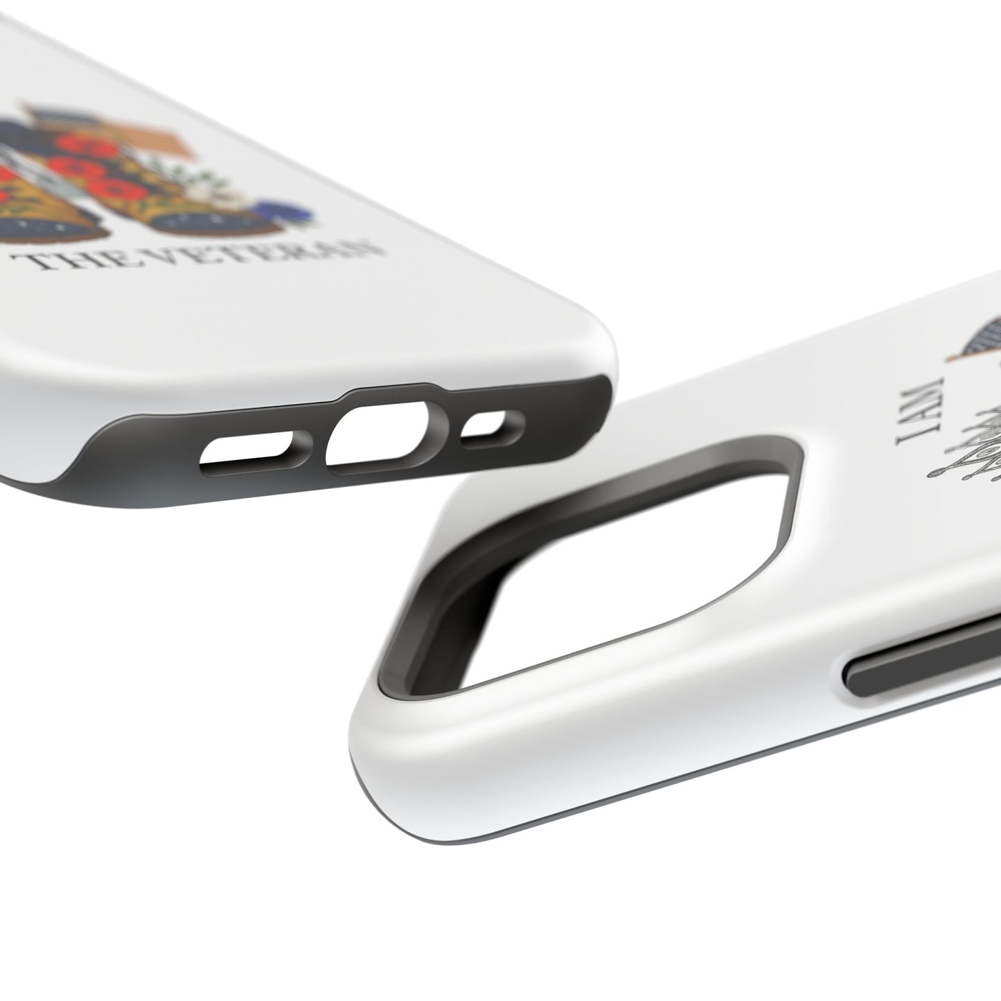 Woman Veteran Patriotic Phone Case Tribute Gift for Military Women who served