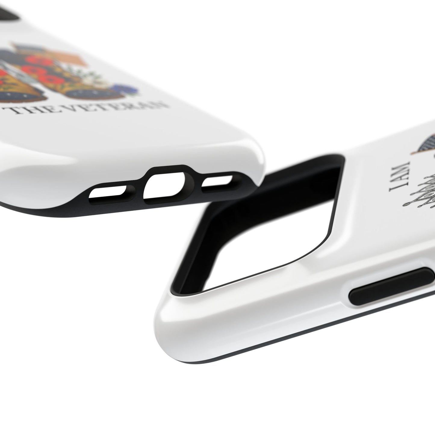 Woman Veteran Patriotic Phone Case Tribute Gift for Military Women who served