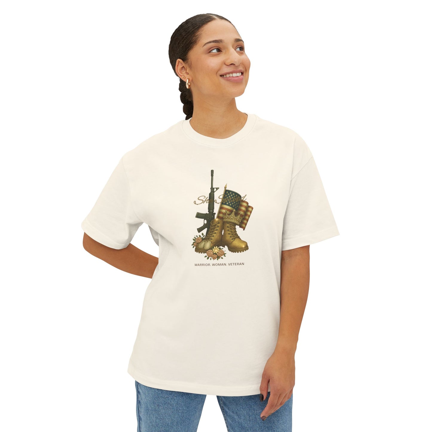 Warrior woman veteran tshirt empowerment outfit gift apparel everyday wear