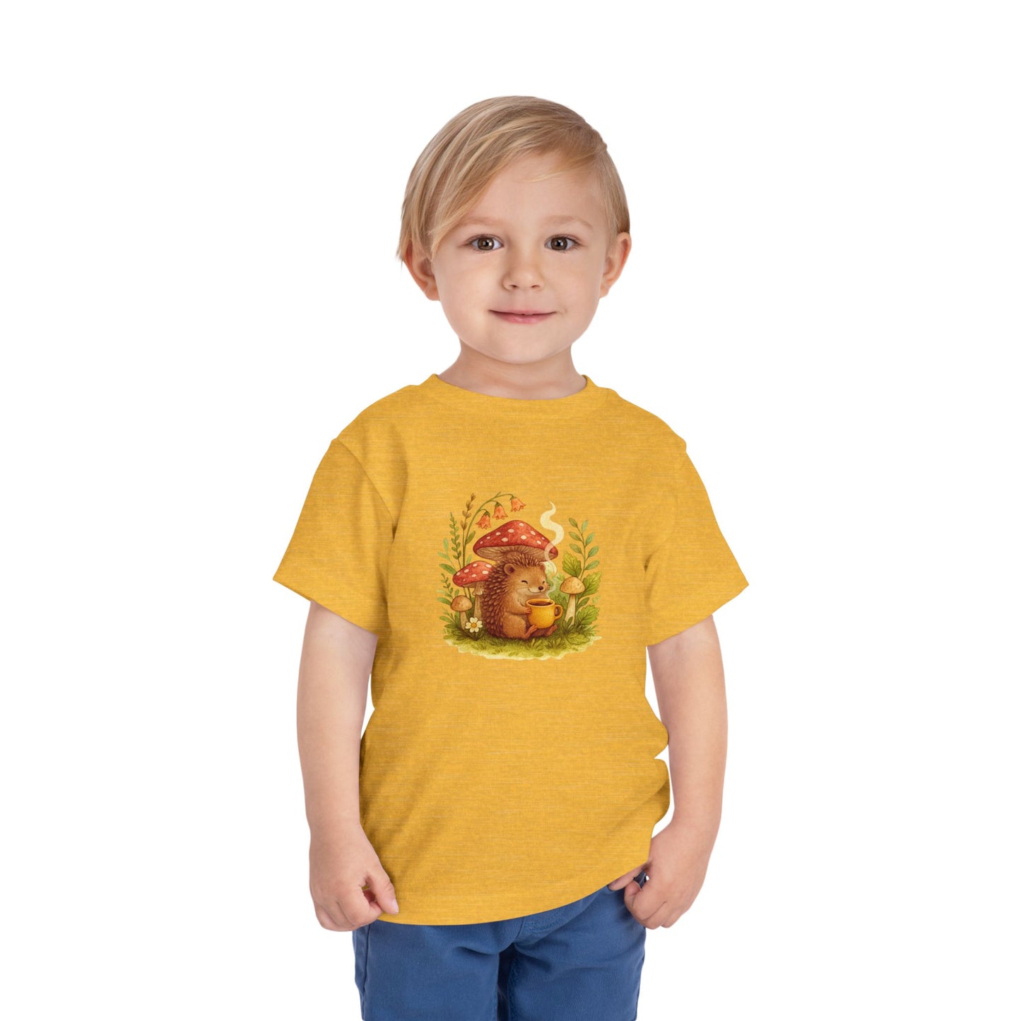 Hedgehog Soft Toddler Tee Woodland Animal Must Have Gift for Boys and Girls