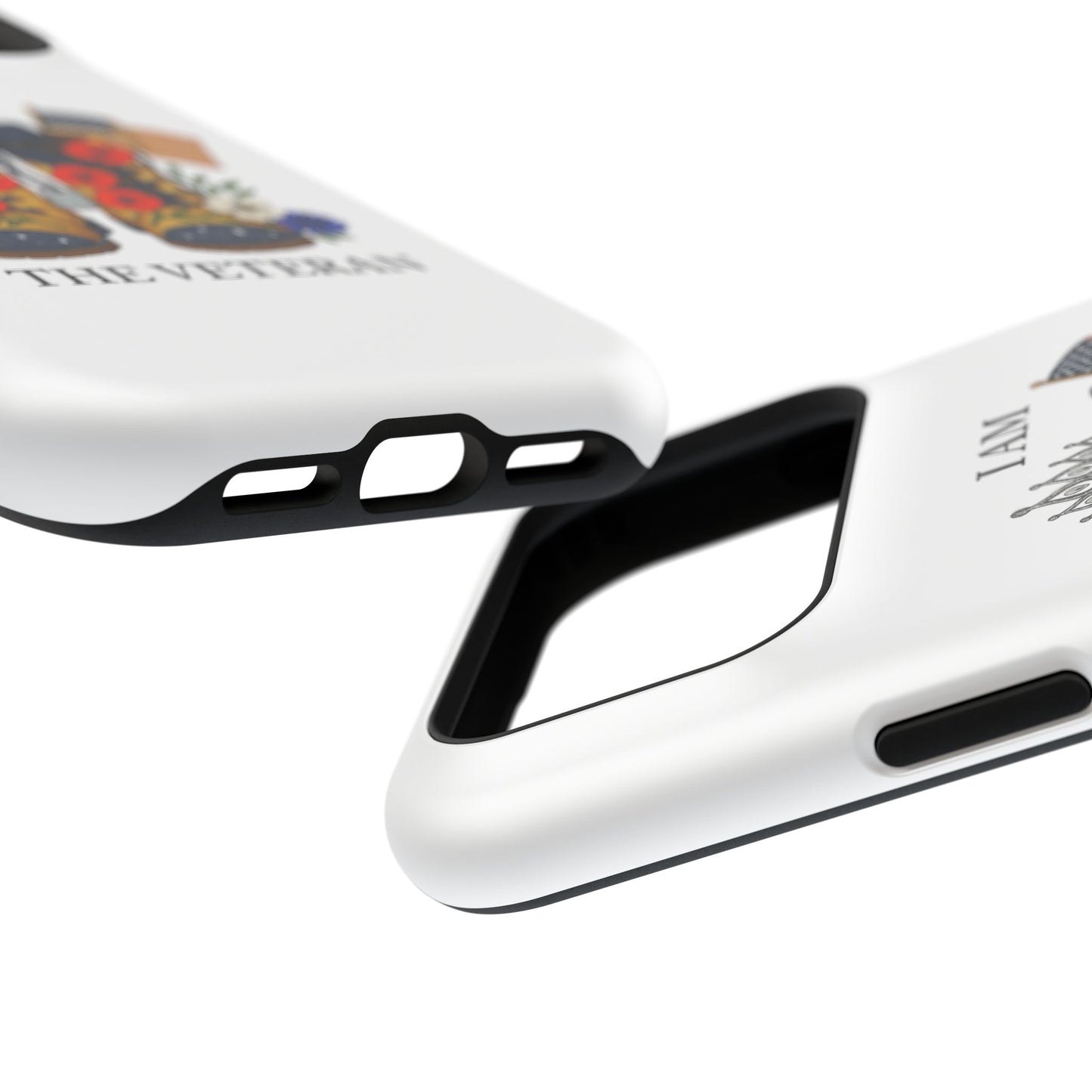 Woman Veteran Patriotic Phone Case Tribute Gift for Military Women who served