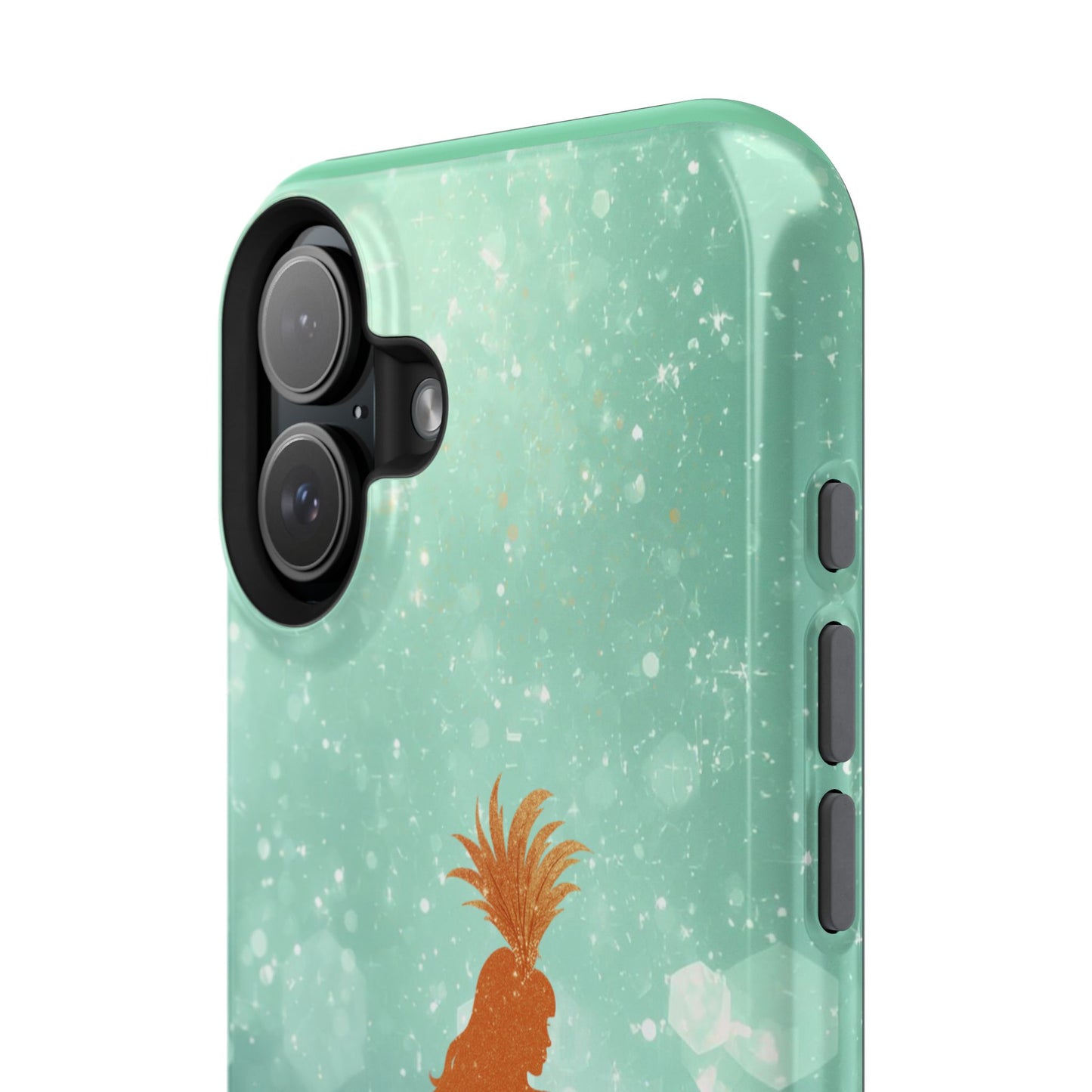 Phone Case, Sparkling Showgirl Silhouette Impact-Resistant Case, Fashion Lovers Gift, Birthday Holiday Glamorous Accessories, Cute Phone