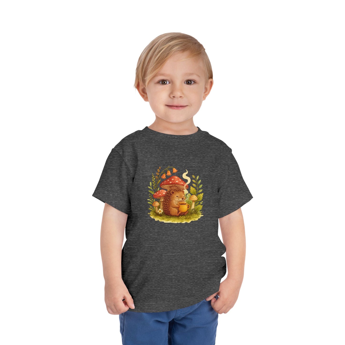Hedgehog Soft Toddler Tee Woodland Animal Must Have Gift for Boys and Girls
