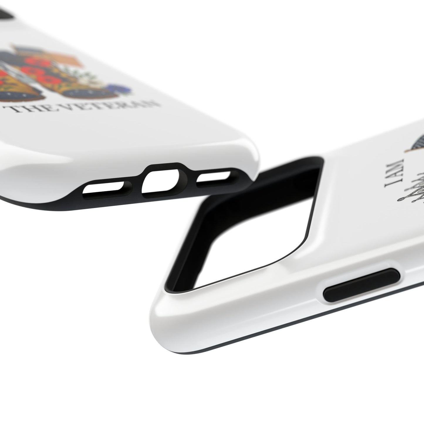 Woman Veteran Patriotic Phone Case Tribute Gift for Military Women who served