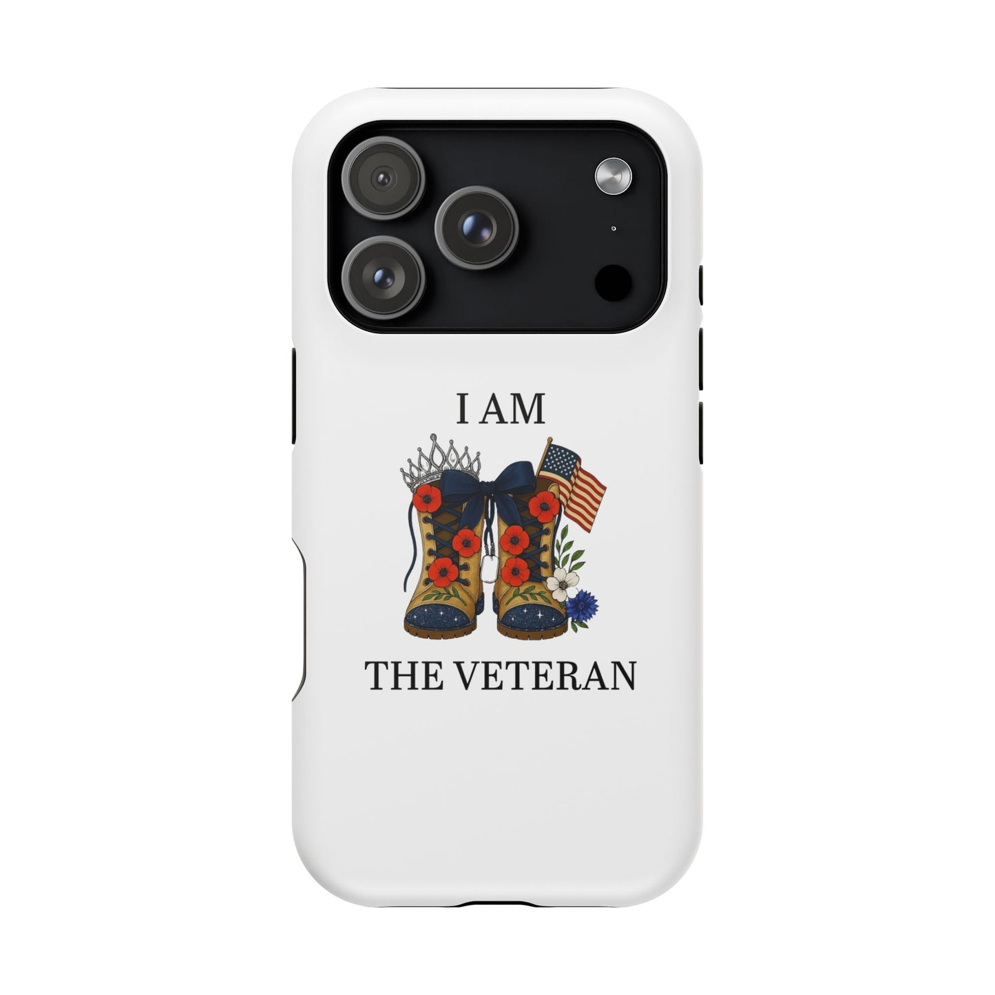Veteran Tribute Impact-Resistant Phone Case Gift Woman Veteran