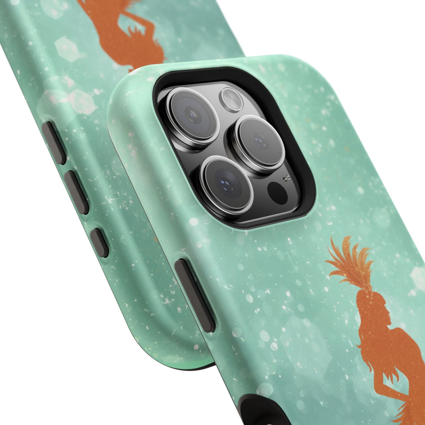 Phone Case, Sparkling Showgirl Silhouette Impact-Resistant Case, Fashion Lovers Gift, Birthday Holiday Glamorous Accessories, Cute Phone