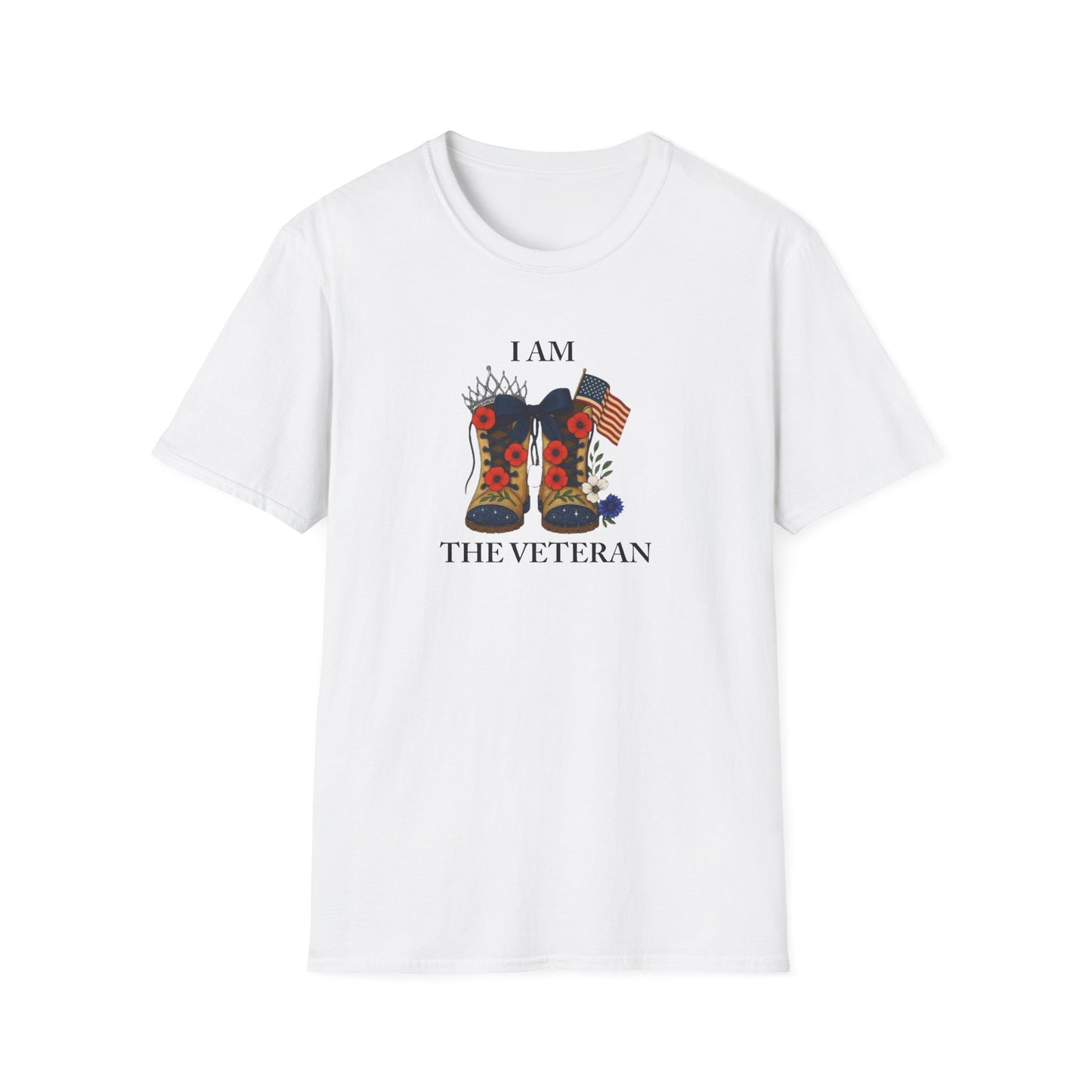 Women Veterans Soft Cotton Tee, Unisex Shirt, Gift for Veterans, Memorial Day Apparel, Veterans Day Outfit, Patriotic Military Clothing