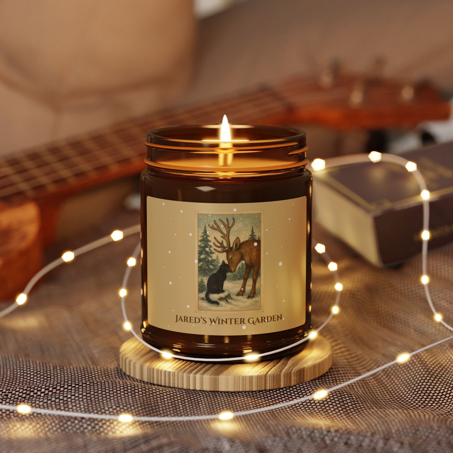 Jareds Winter Garden Candle, Personalized with Your Pets Name, Cat Lovers Gift  Winter Candle, Boots & Bloom Boutique