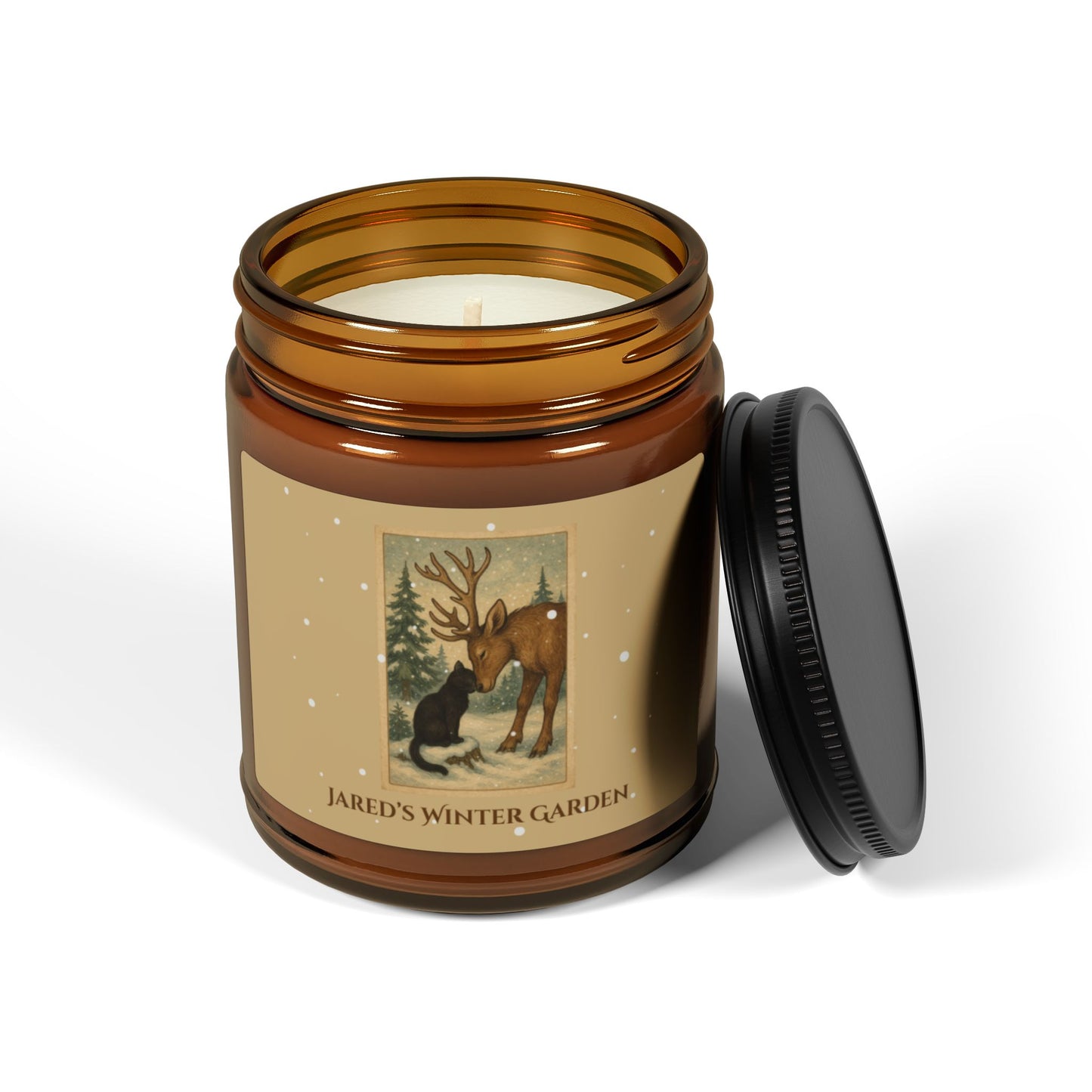 Jareds Winter Garden Candle, Personalized with Your Pets Name, Cat Lovers Gift  Winter Candle, Boots & Bloom Boutique
