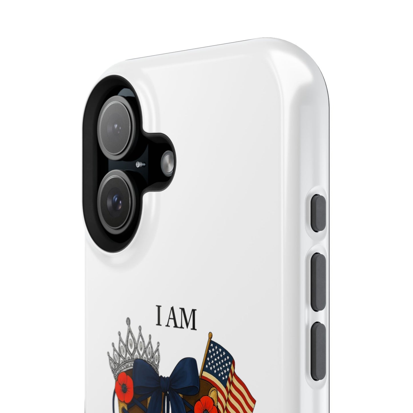 Woman Veteran Patriotic Phone Case Tribute Gift for Military Women who served