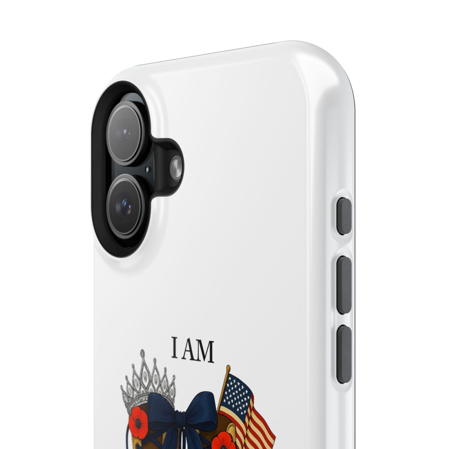 Woman Veteran Patriotic Phone Case Tribute Gift for Military Women who served