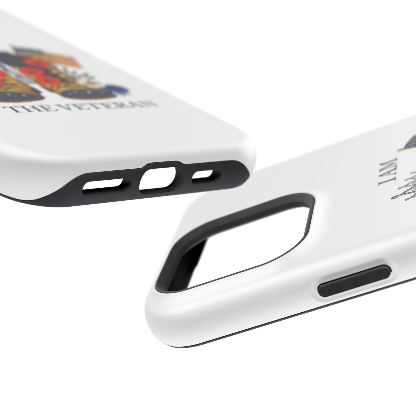 Woman Veteran Patriotic Phone Case Tribute Gift for Military Women who served