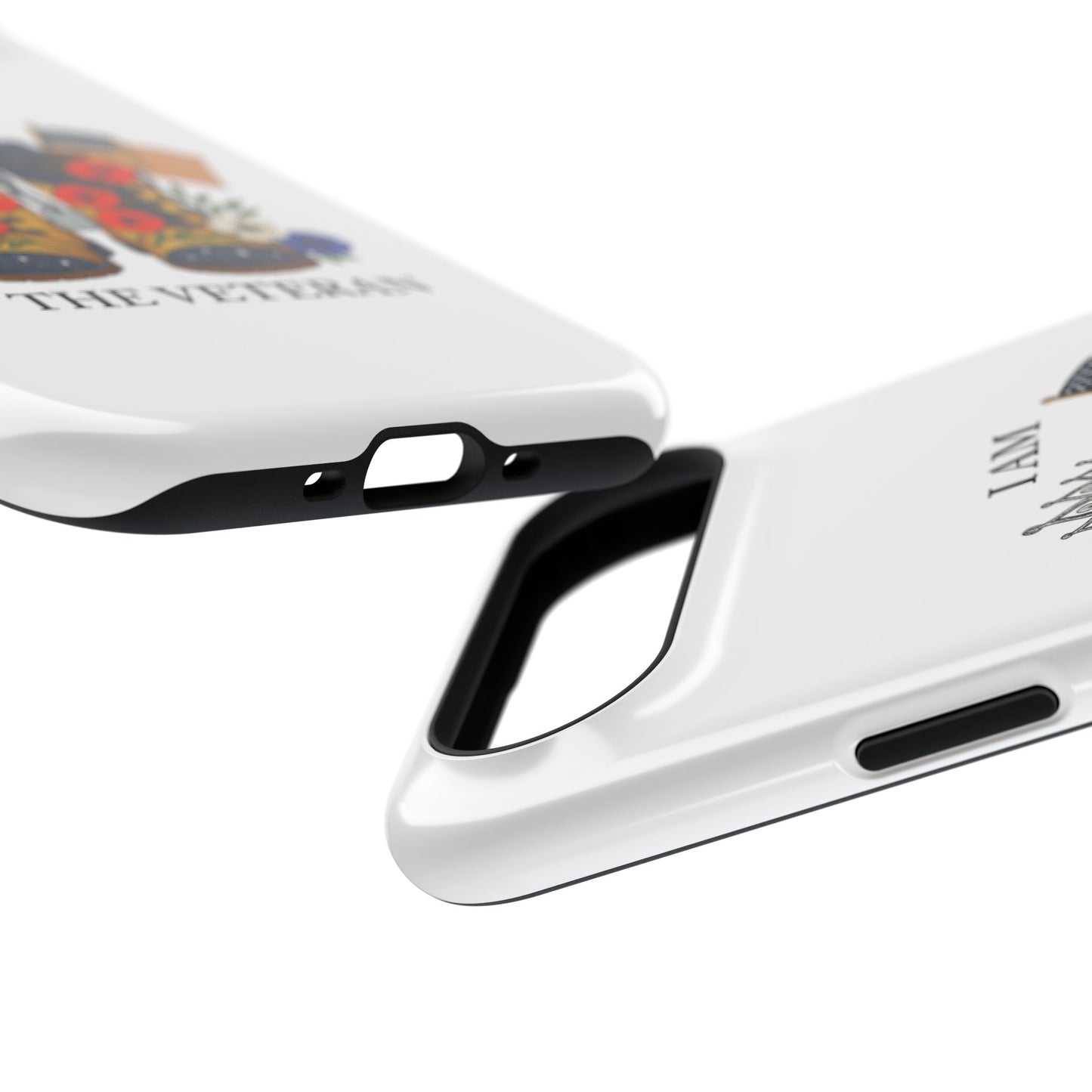 Woman Veteran Patriotic Phone Case Tribute Gift for Military Women who served