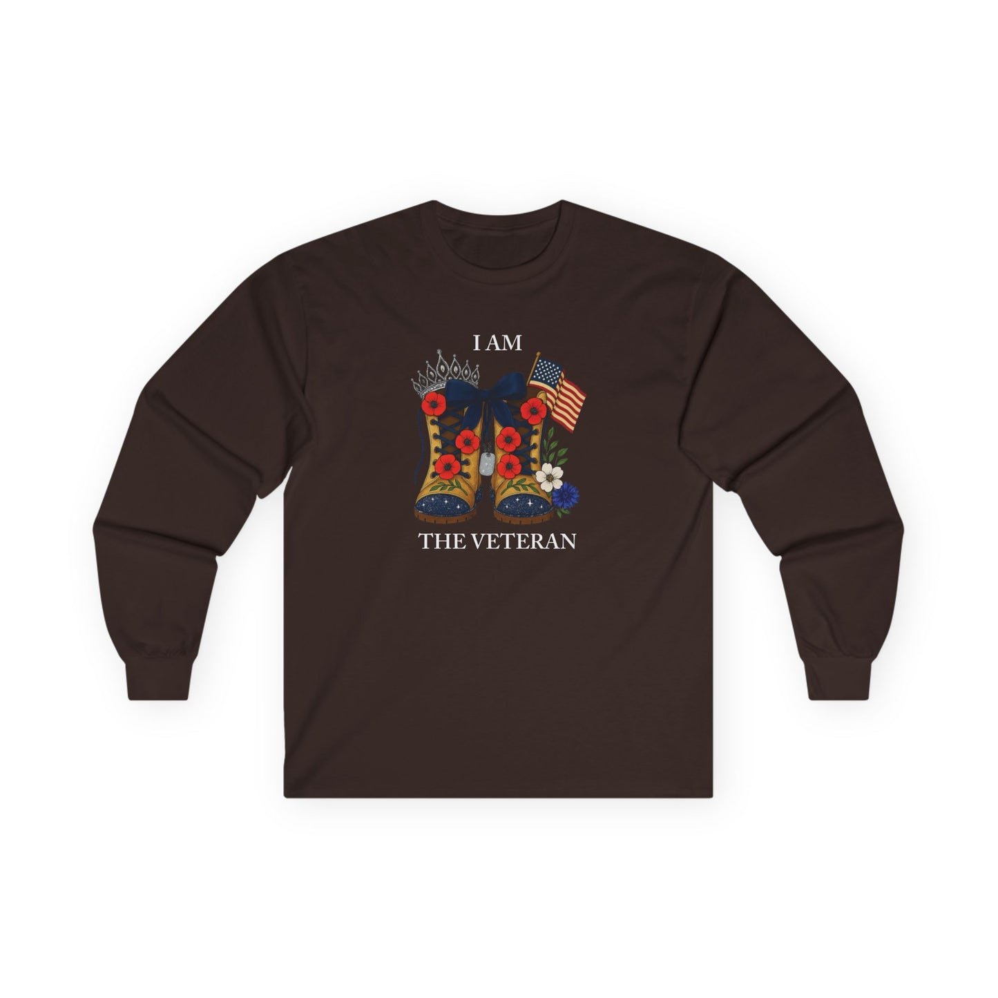 Women veterans long sleeve t shirt service appreciation top fall outfit patriotic apparel gift for self or her everyday wear