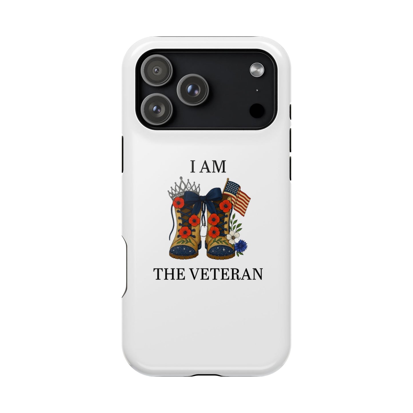 Veteran Tribute Impact-Resistant Phone Case Gift Woman Veteran