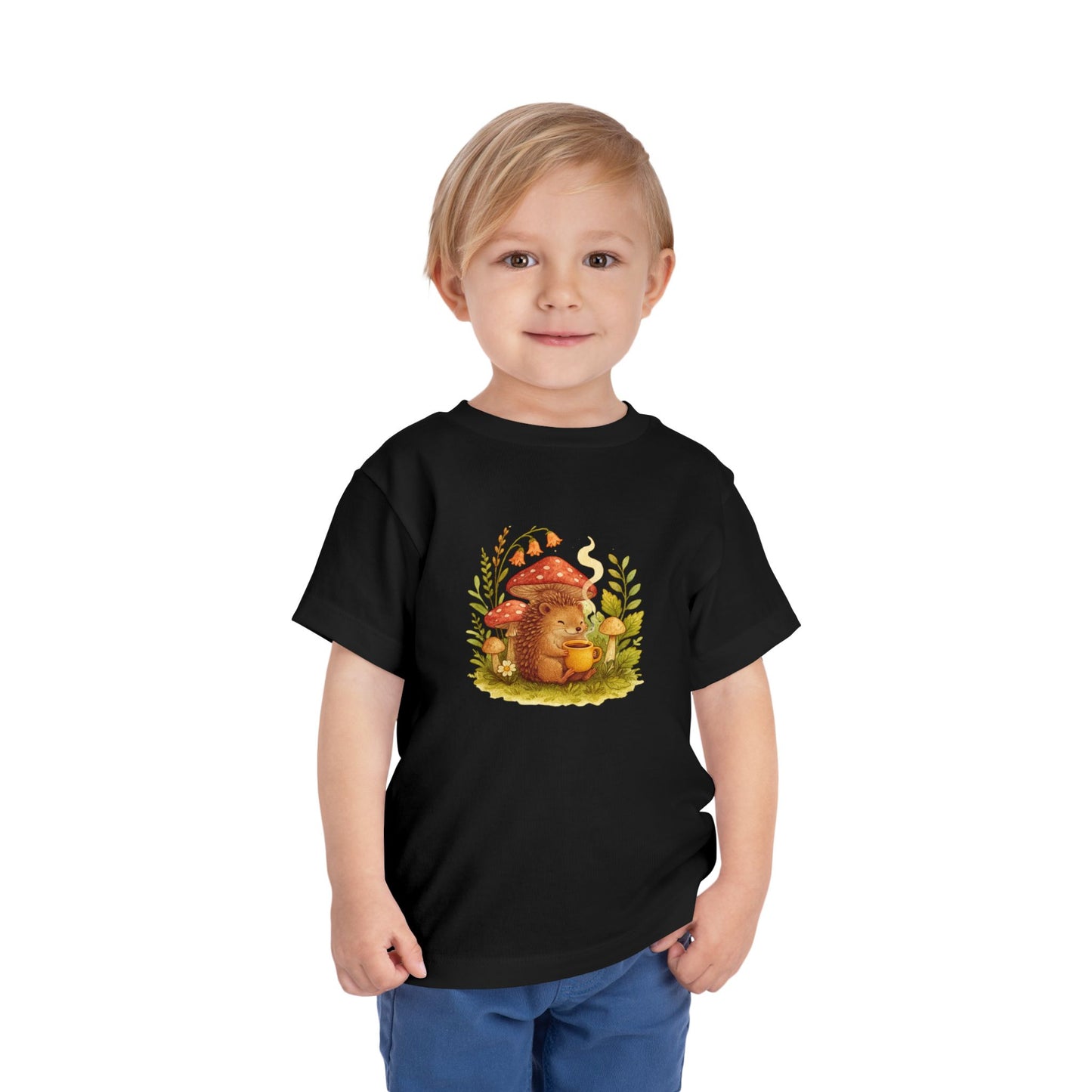 Hedgehog Soft Toddler Tee Woodland Animal Must Have Gift for Boys and Girls