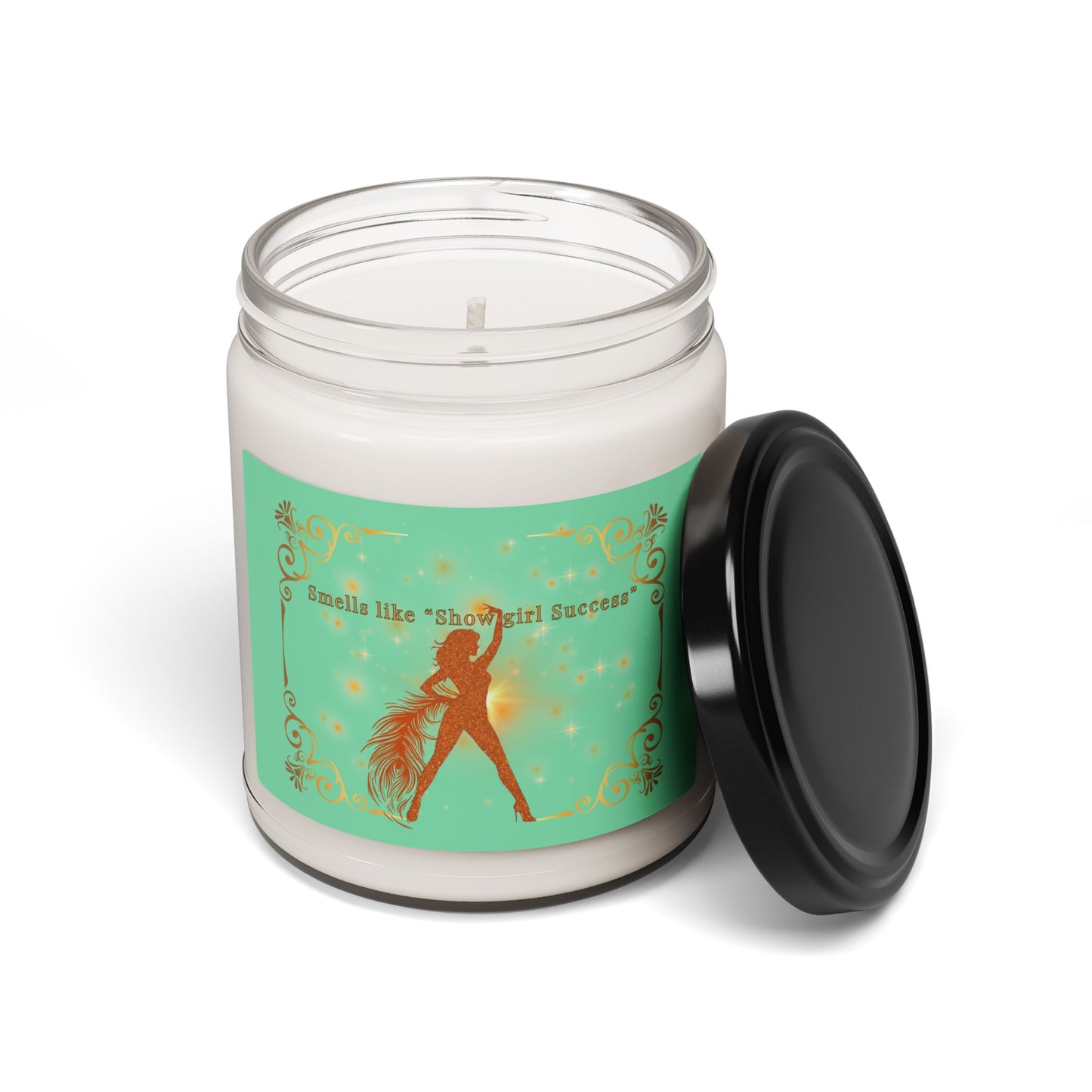 Showgirl Candle Success Aromatherapy Gift, Home Decor, 9oz Soy Wax, Self-Care, Inspirational Fragrance