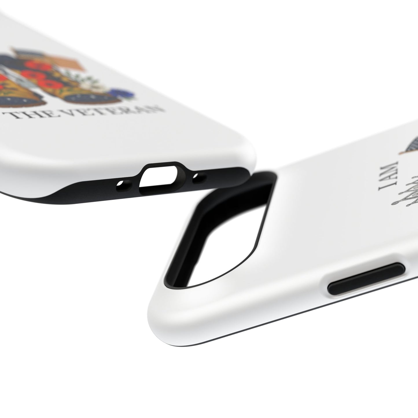 Woman Veteran Patriotic Phone Case Tribute Gift for Military Women who served