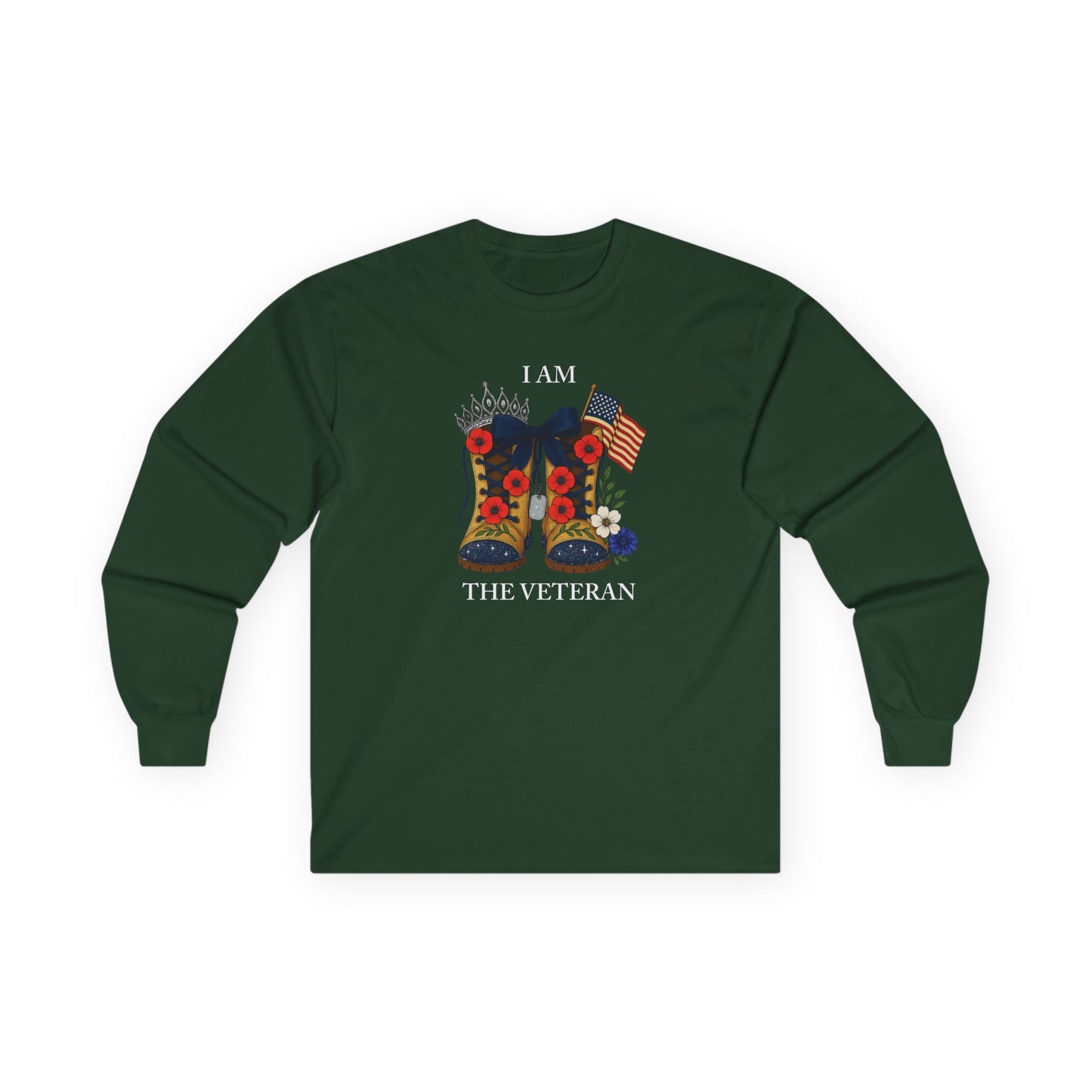 Women veterans long sleeve t shirt service appreciation top fall outfit patriotic apparel gift for self or her everyday wear