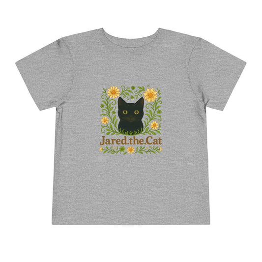 Toddler Cat Tee, Cute Kids Shirt, Jared.the.Cat Tee, Gift for Cat Lovers, Adorable Toddler Apparel, Child's Birthday Outfit
