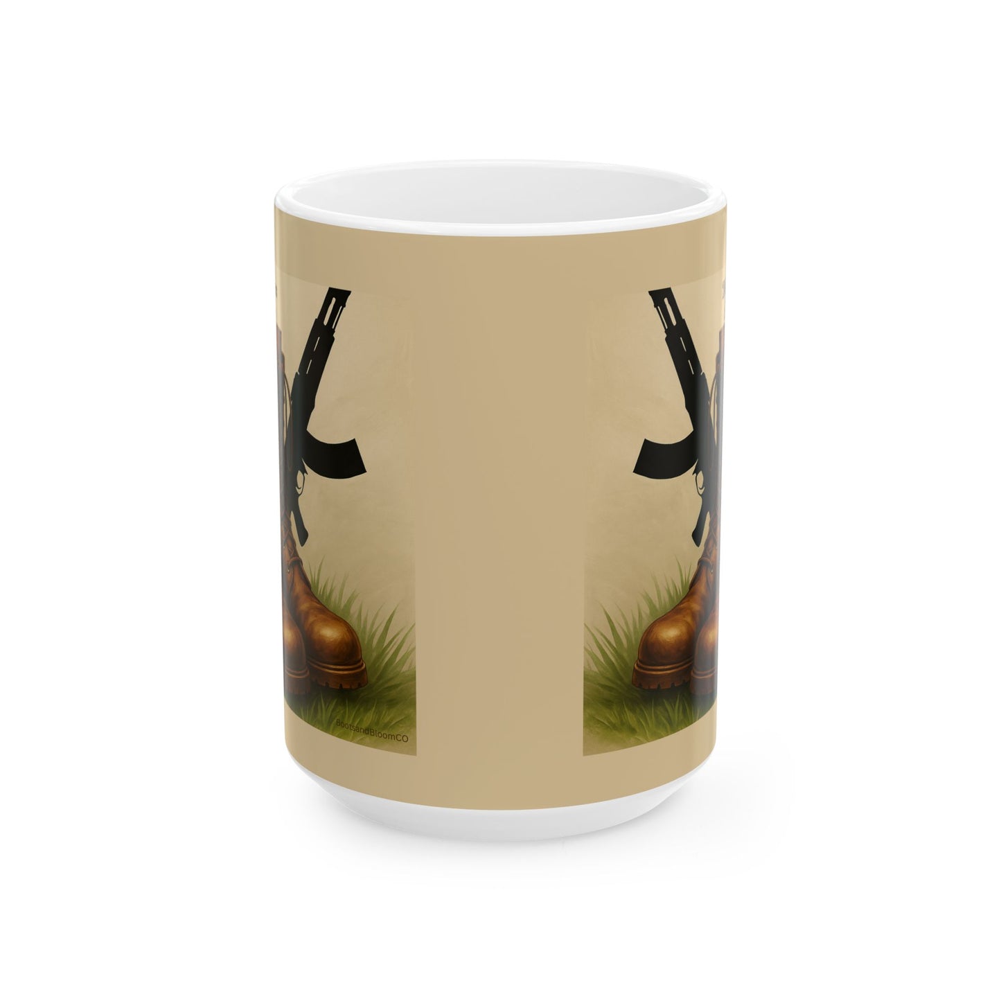 Military-Inspired Mug, Veteran Gift, War Heritage Coffee Cup, Soldier Tribute Drinkware, Customizable Ceramic Mug, 11oz 15oz