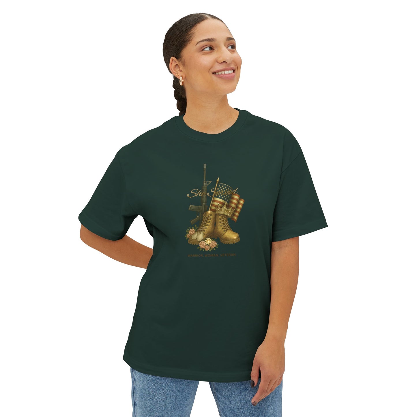 Warrior woman veteran tshirt empowerment outfit gift apparel everyday wear