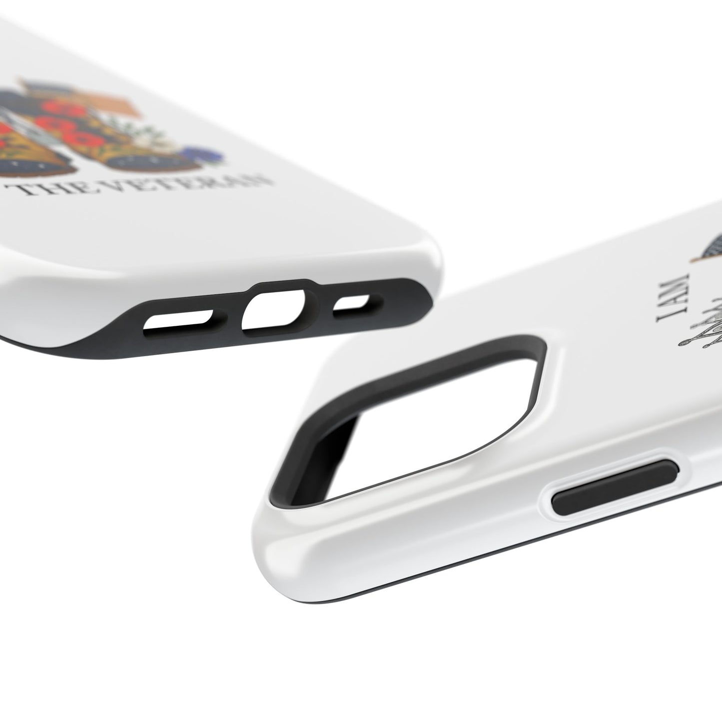 Woman Veteran Patriotic Phone Case Tribute Gift for Military Women who served