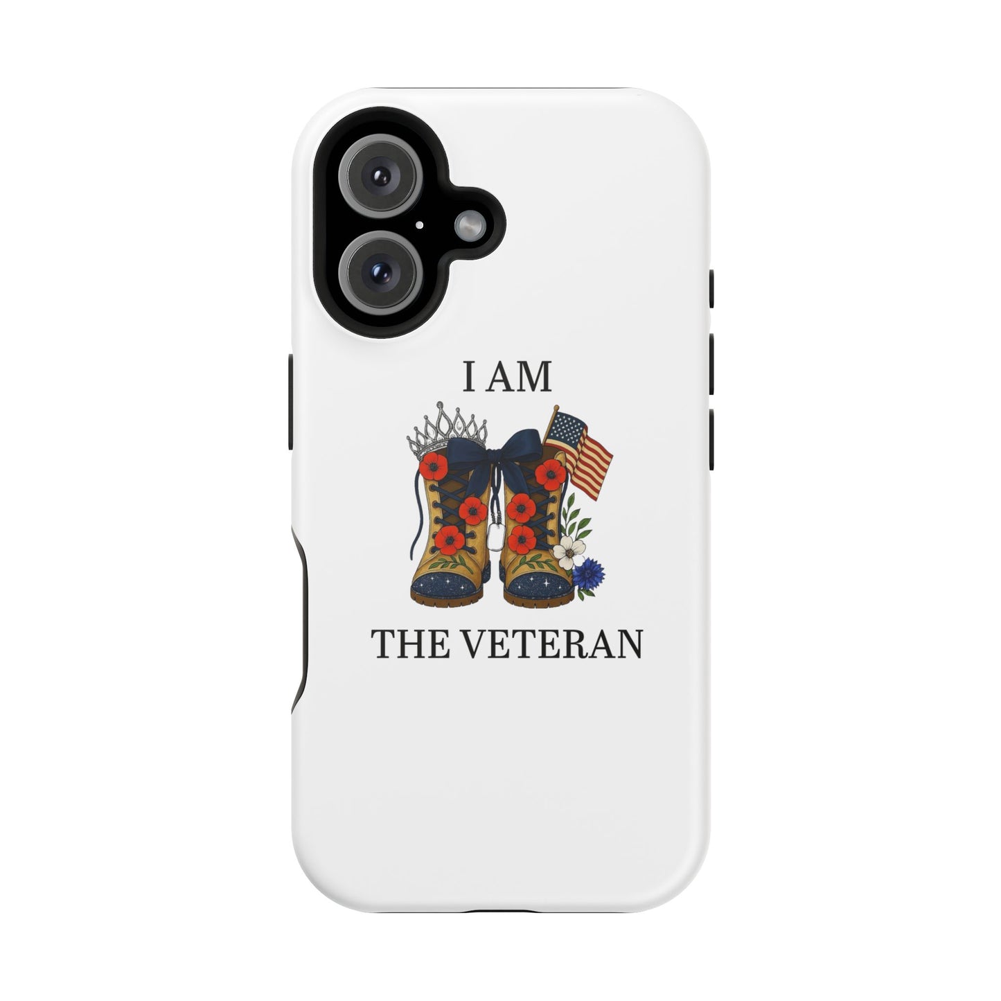 Veteran Tribute Impact-Resistant Phone Case Gift Woman Veteran