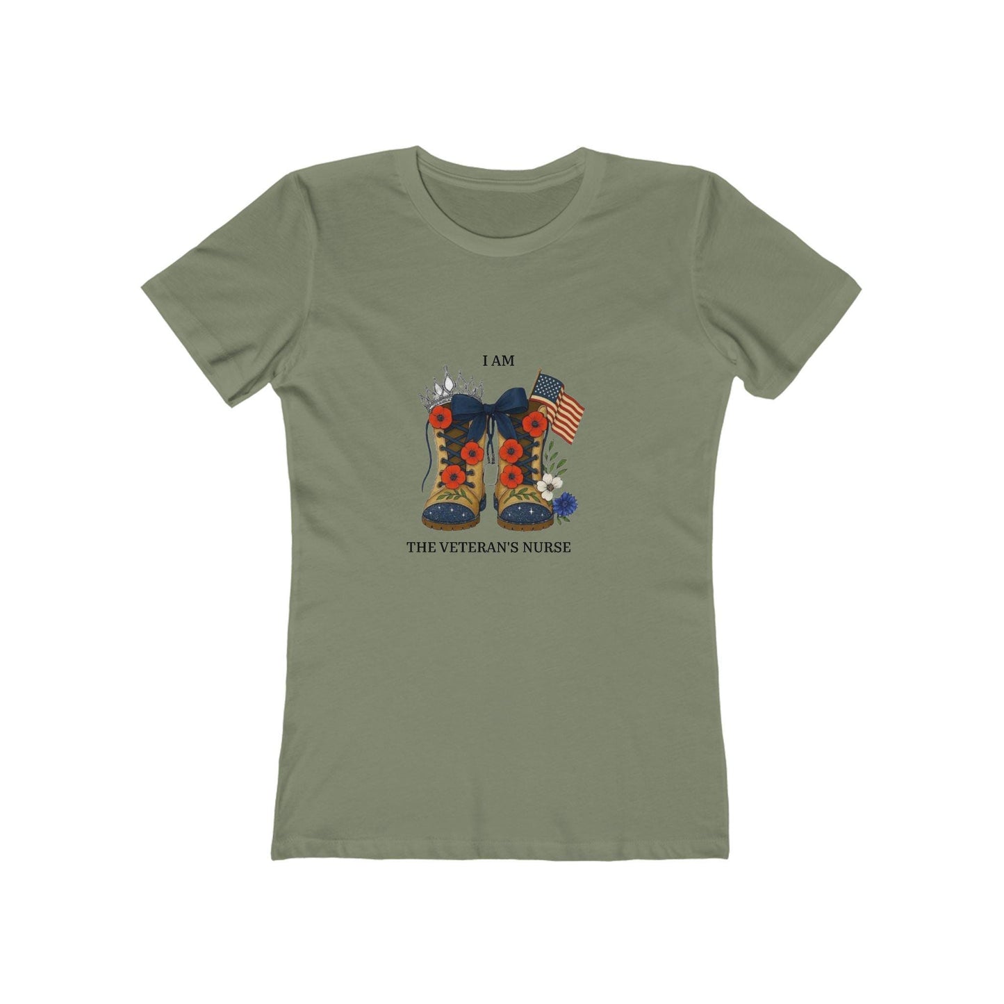 I am veterans nurse t shirt gift for VA staff and healthcare workers for everyday wear I am the Veteran collection