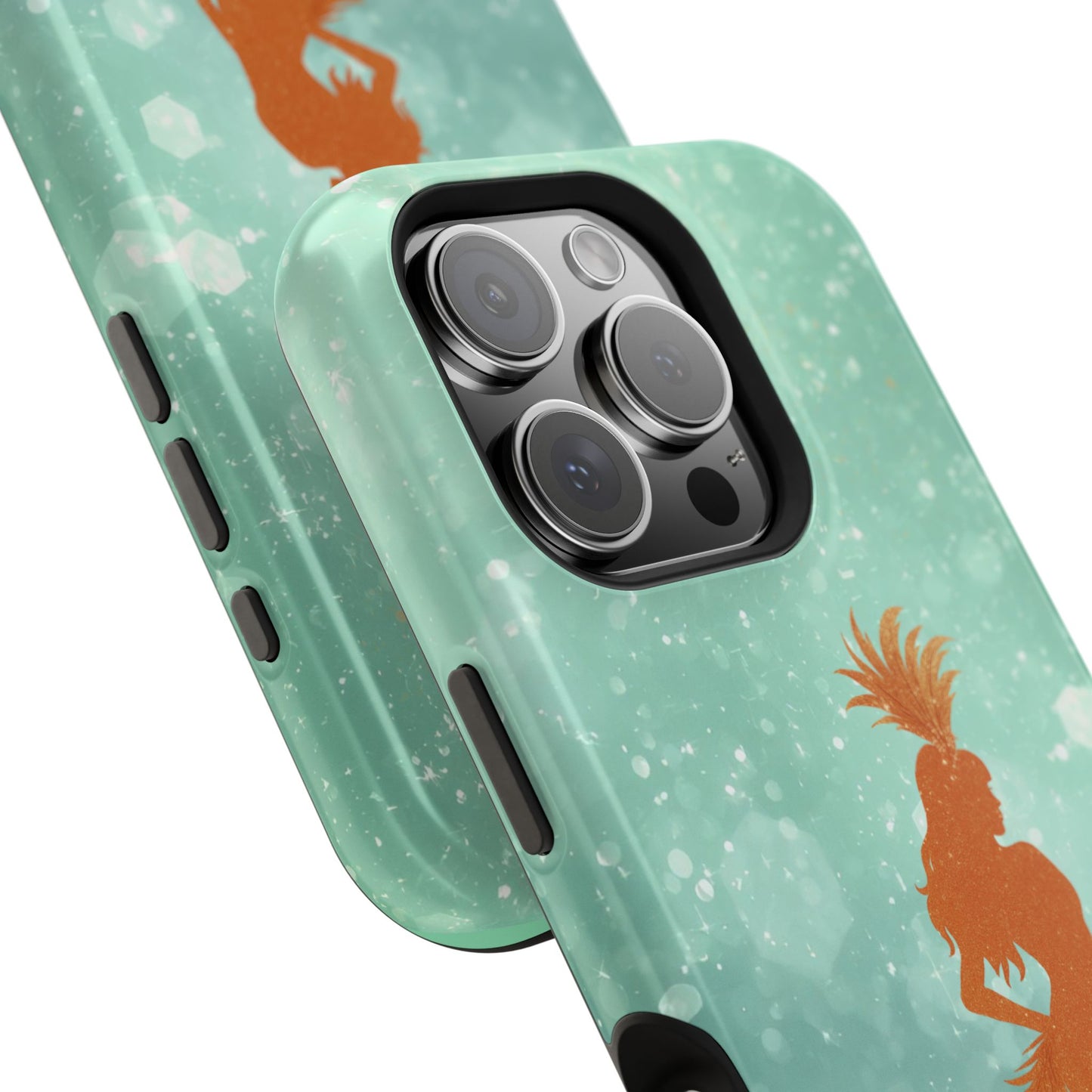 Phone Case, Sparkling Showgirl Silhouette Impact-Resistant Case, Fashion Lovers Gift, Birthday Holiday Glamorous Accessories, Cute Phone