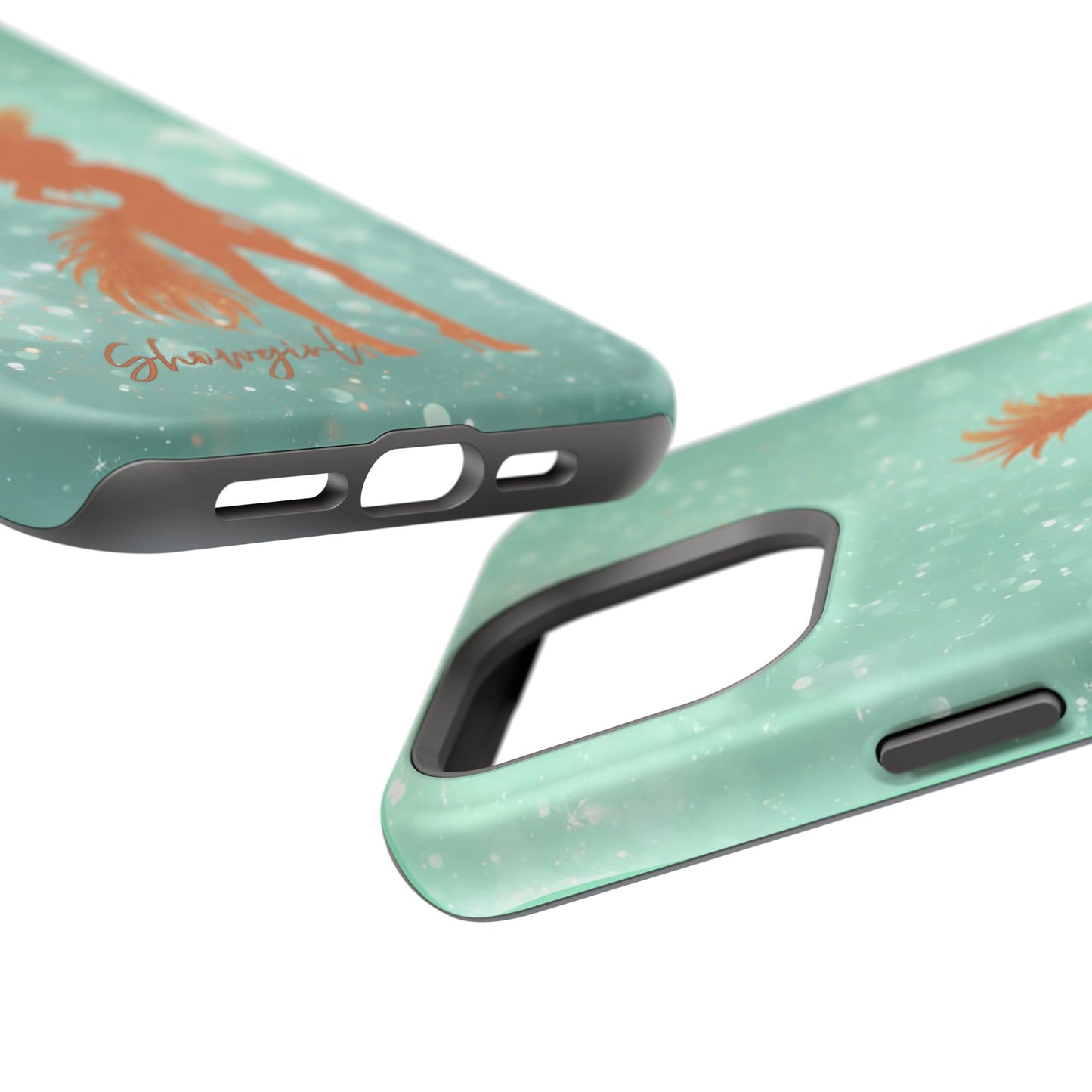 Phone Case, Sparkling Showgirl Silhouette Impact-Resistant Case, Fashion Lovers Gift, Birthday Holiday Glamorous Accessories, Cute Phone