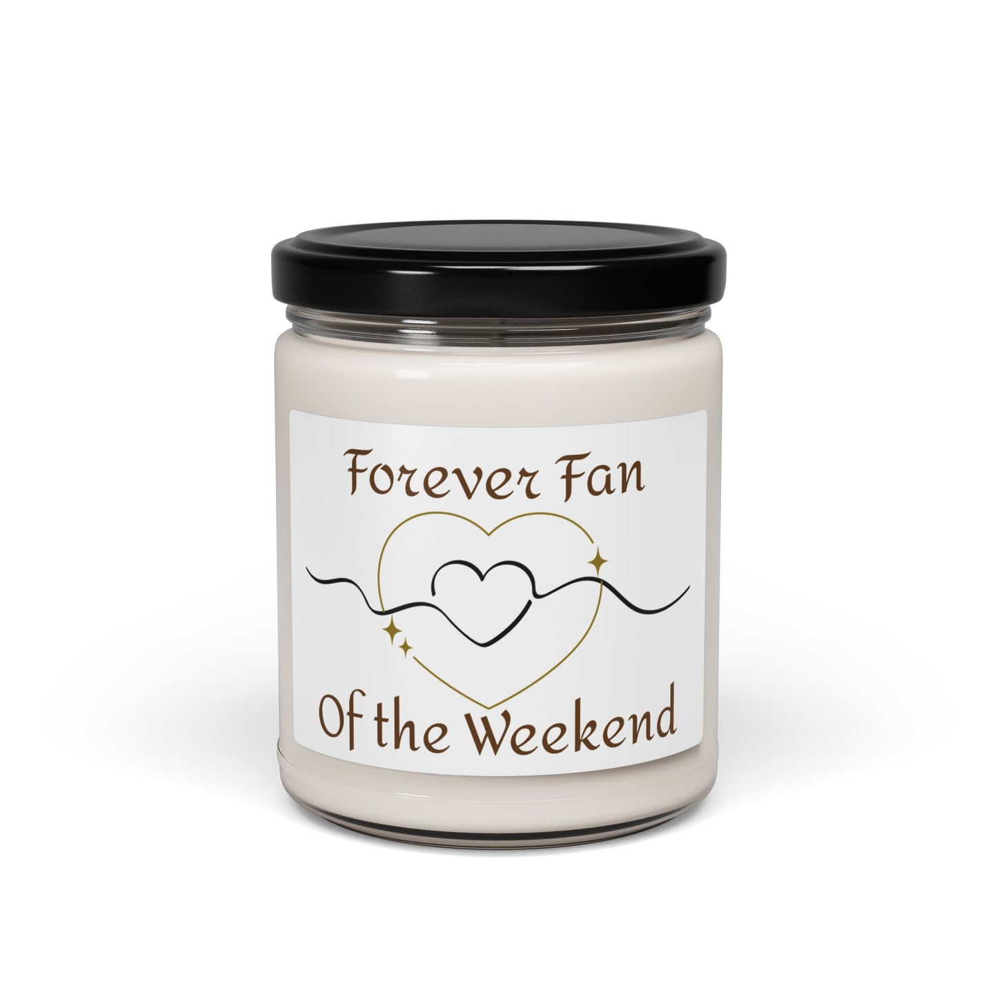 Forever Fan of the Weekend, Cozy Soy Candle, Neutral Home Décor Gift, Relaxation, Family Time Scent by Boots & Bloom Co.