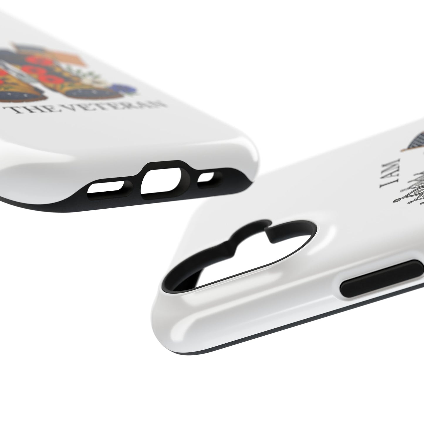 Woman Veteran Patriotic Phone Case Tribute Gift for Military Women who served