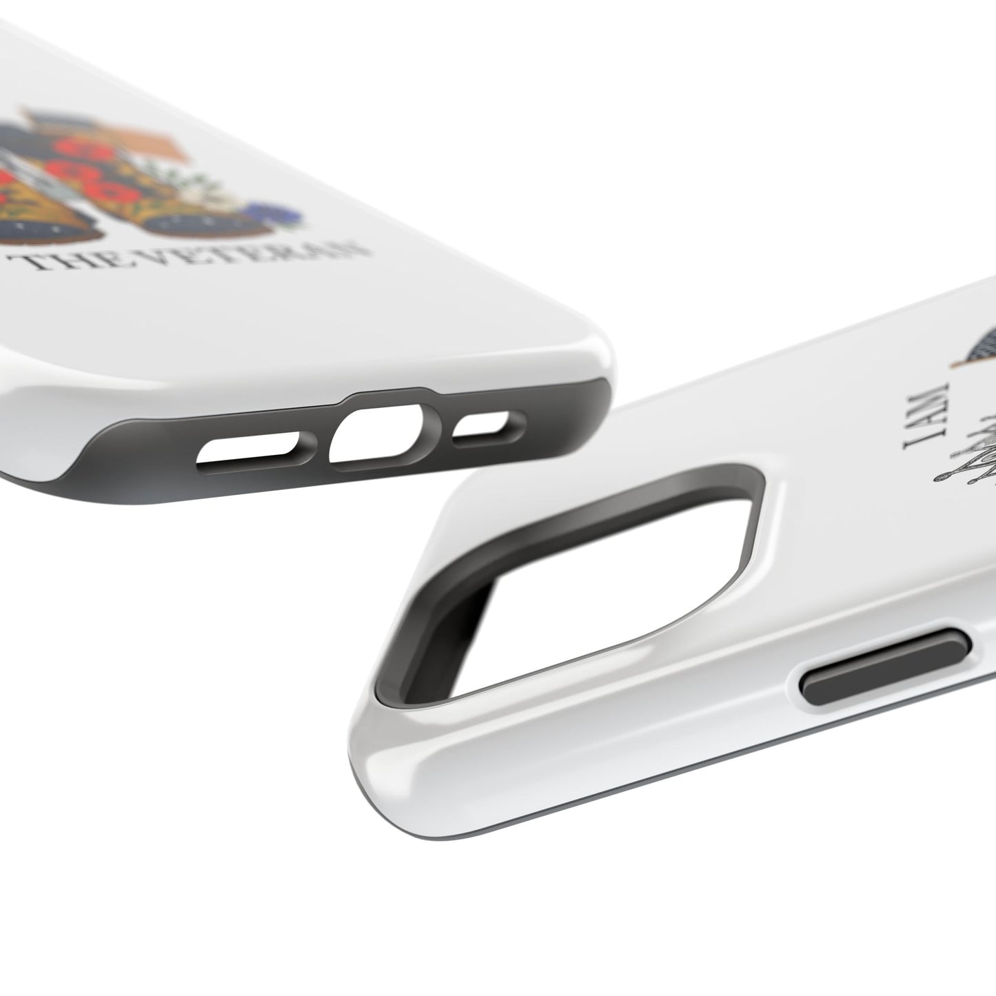 Woman Veteran Patriotic Phone Case Tribute Gift for Military Women who served