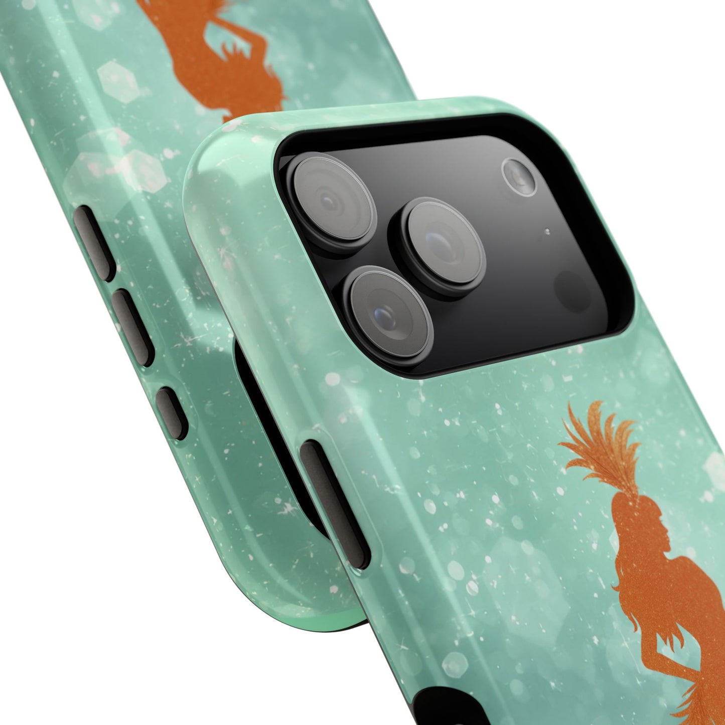 Phone Case, Sparkling Showgirl Silhouette Impact-Resistant Case, Fashion Lovers Gift, Birthday Holiday Glamorous Accessories, Cute Phone