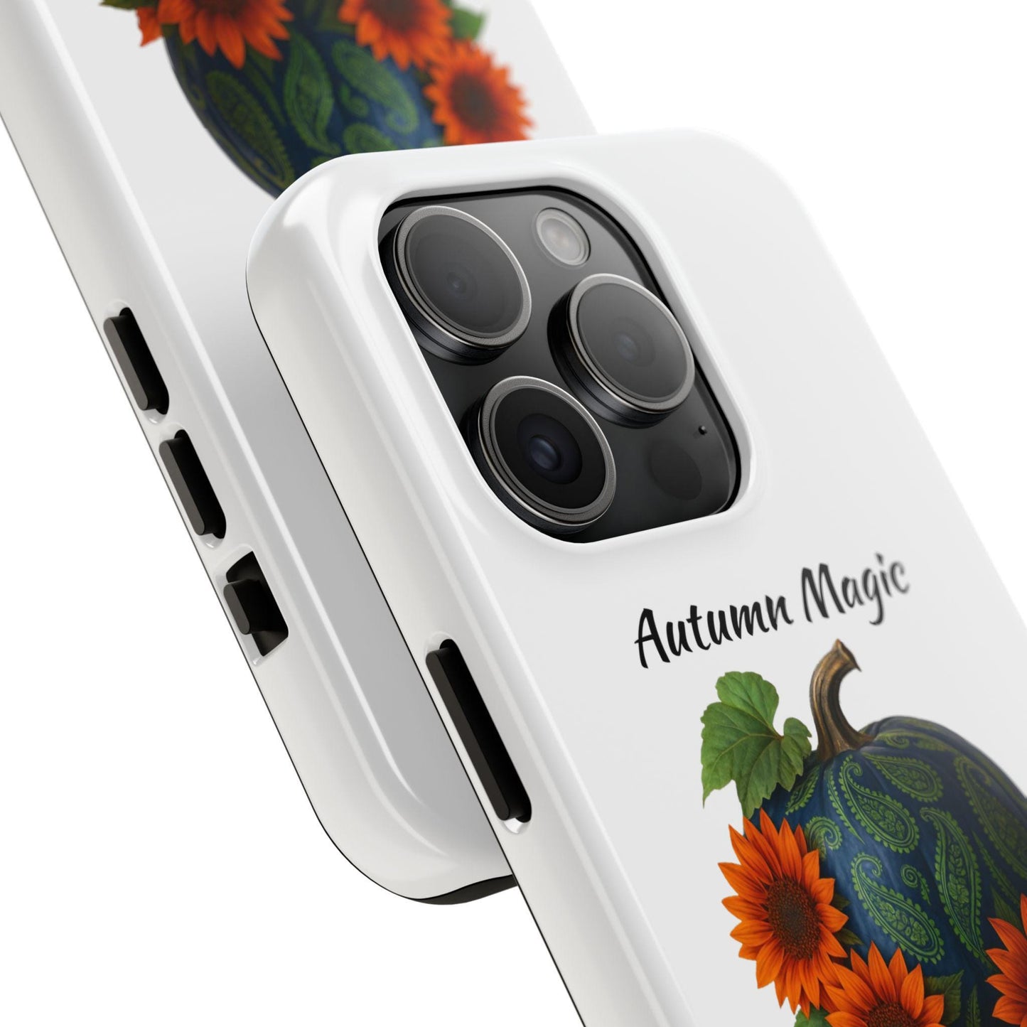 Autumn Floral Phone Case: Lexan Plastic, Shock Absorbent