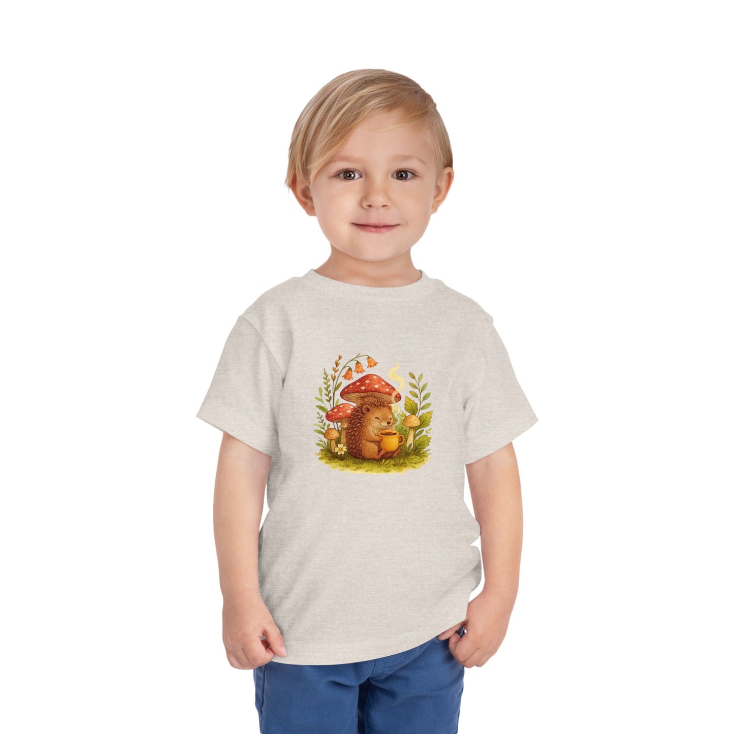 Hedgehog Soft Toddler Tee Woodland Animal Must Have Gift for Boys and Girls